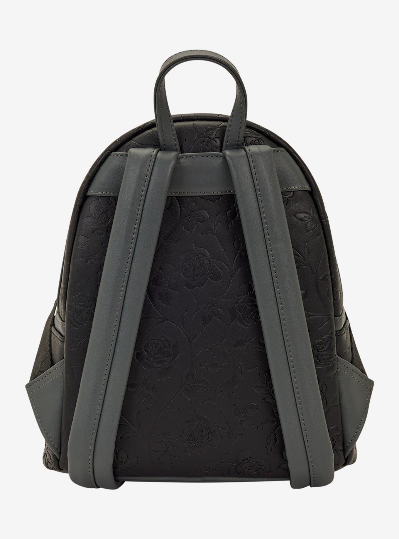 Loungefly Wednesday Black Roses Mini Backpack