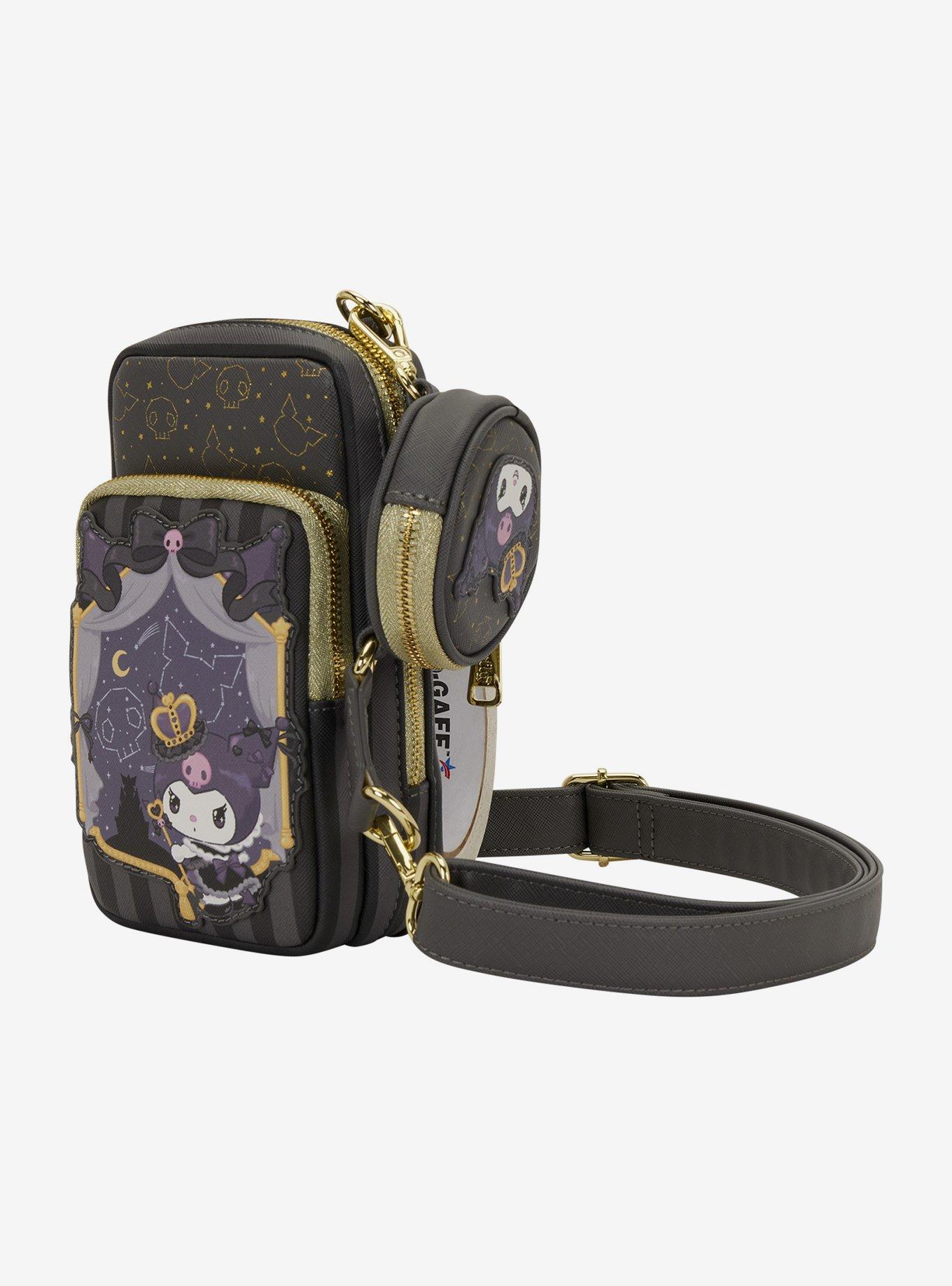Loungefly Sanrio Kuromi 20th Anniversary Constellations Phone Crossbody Bag with Coin Purse, , alternate