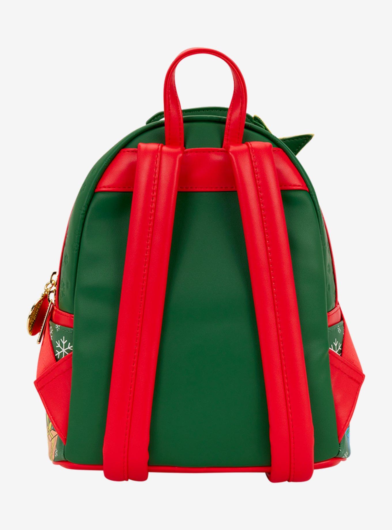 Loungefly Dr. Seuss How The Grinch Stole Christmas Holiday Tree Light-Up Mini Backpack