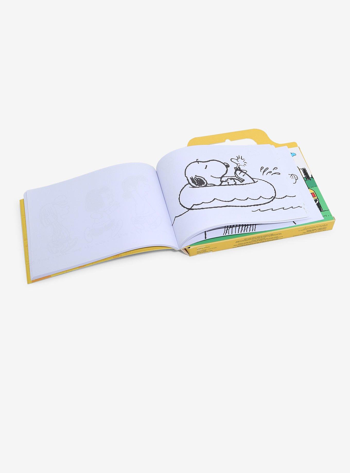 Peanuts x Ooly Snoopy School Crayons and Coloring Book Set, , alternate