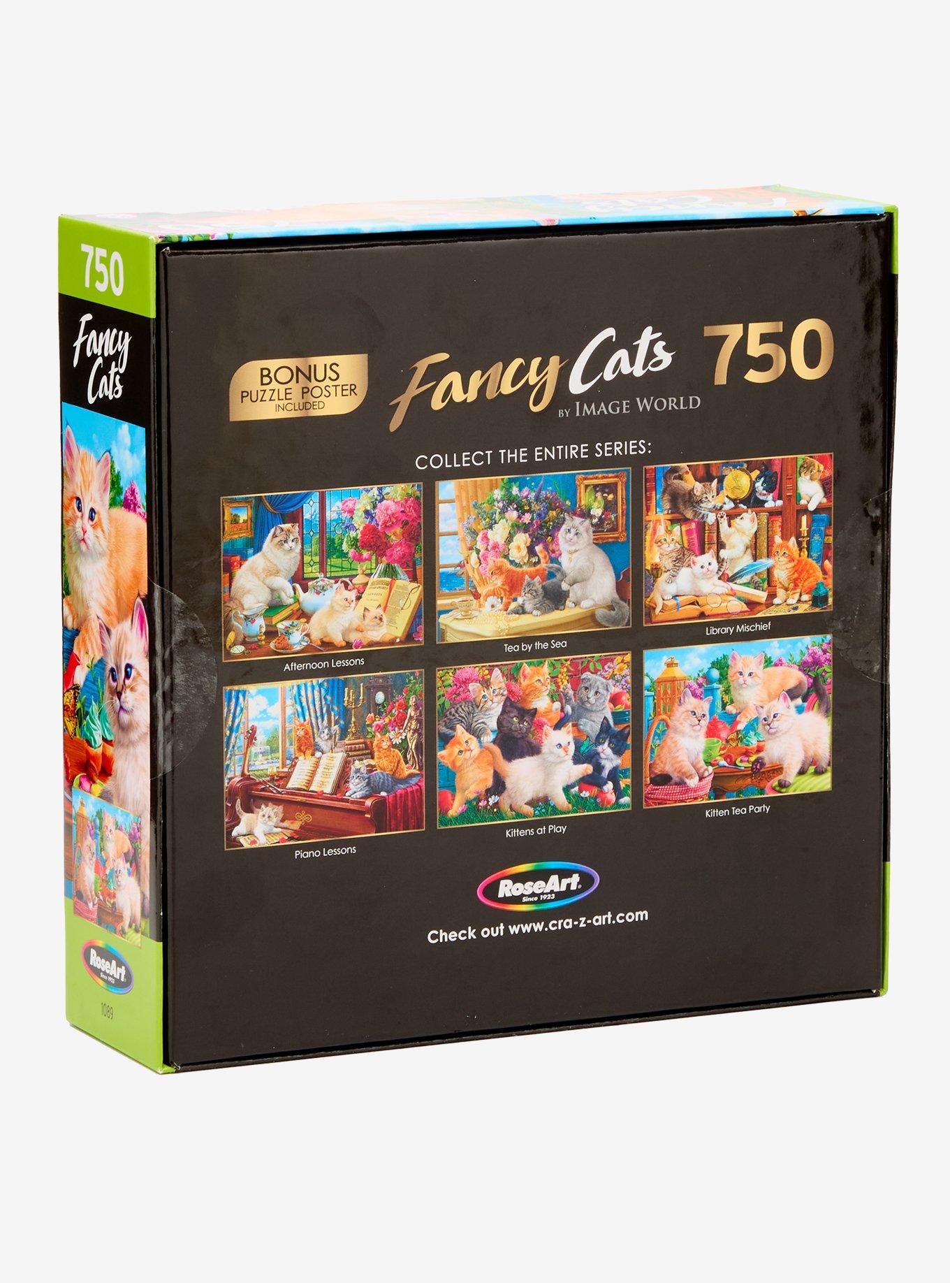 Fancy Cats Kitten Tea Party Puzzle, , hi-res
