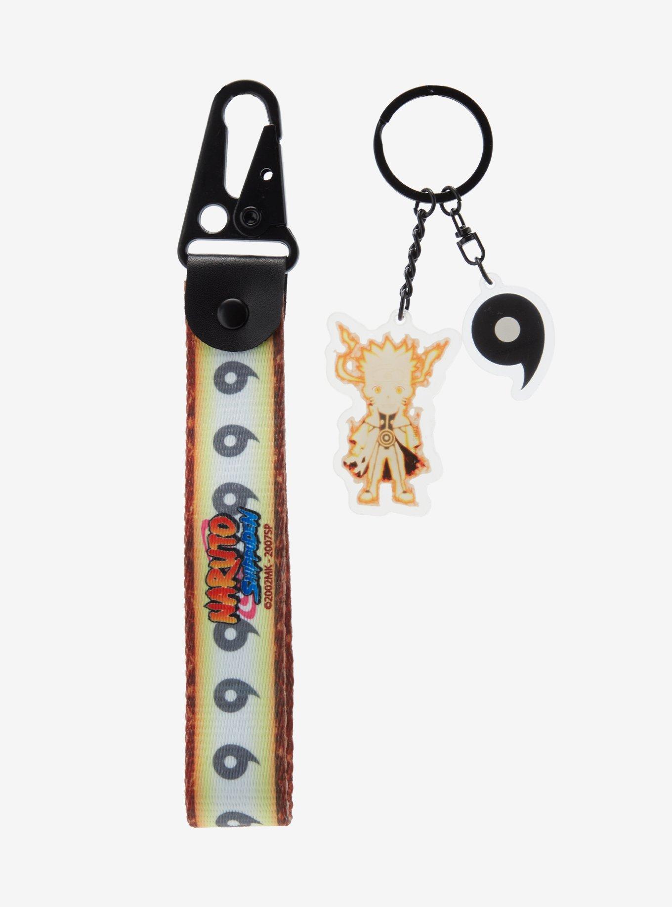 Naruto Shippuden Six Paths Sage Mode Wrist Lanyard With Key Chain, , alternate