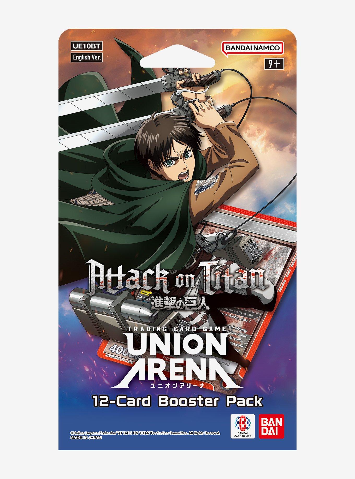 Attack on Titan Union Arena Trading Card Game Booster Pack