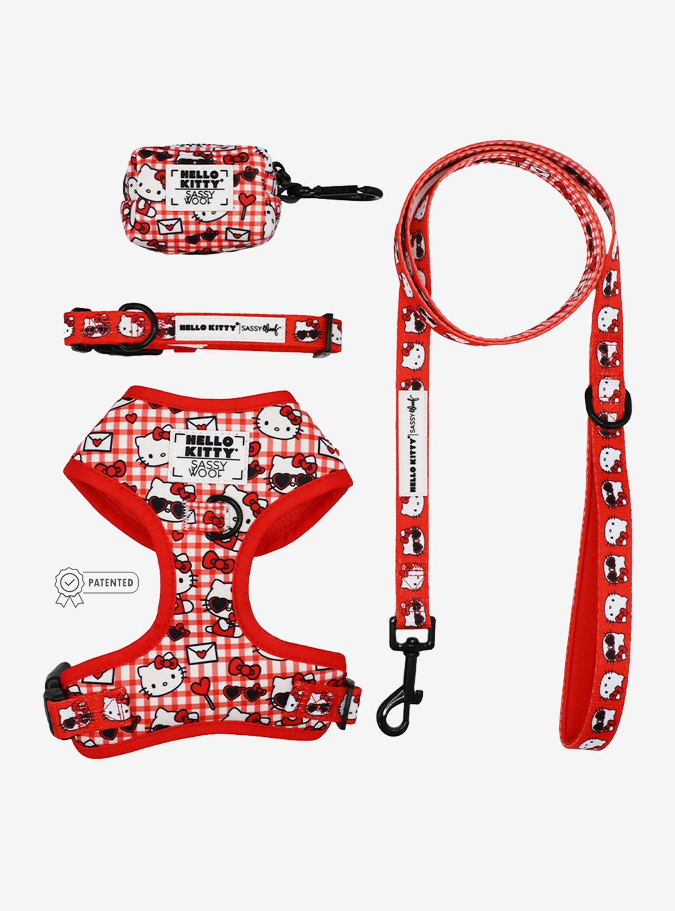 Sassy Woof Sanrio Hello Kitty Gingham Icons Waste Bag Holder, , hi-res