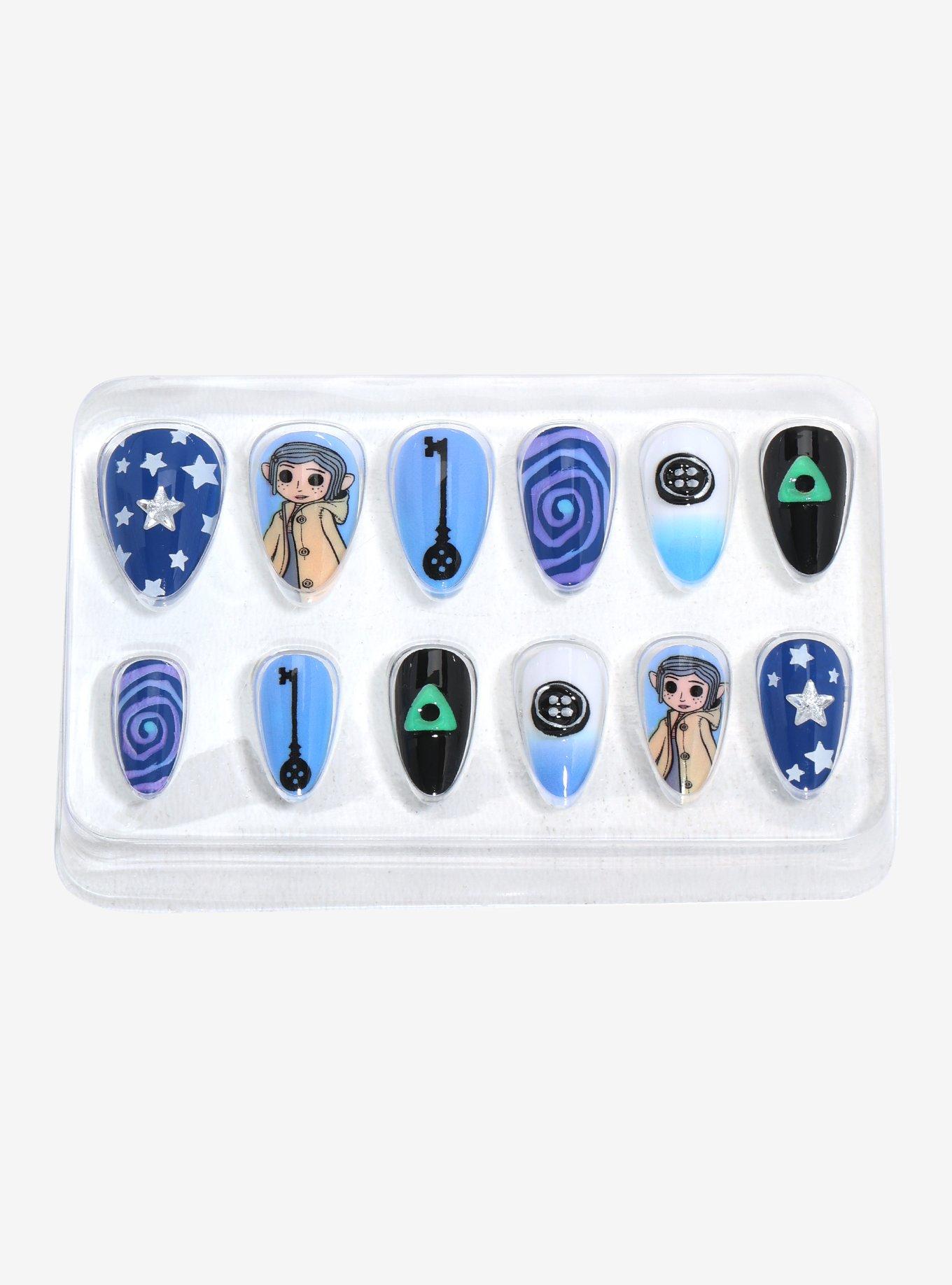Coraline Press-On Nails, , hi-res