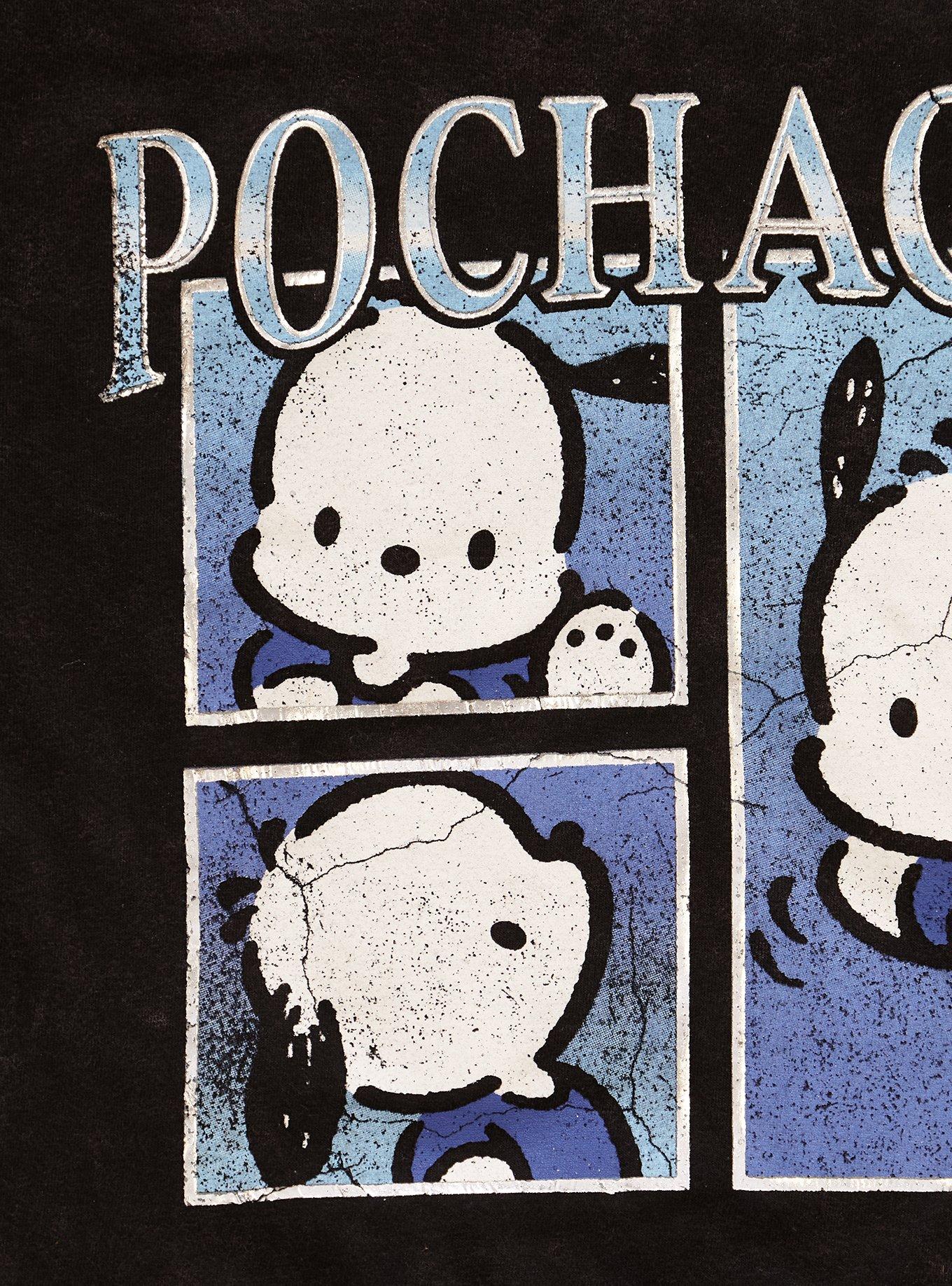 Pochacco Portraits Vintage Foil Print Girls T-Shirt, , hi-res