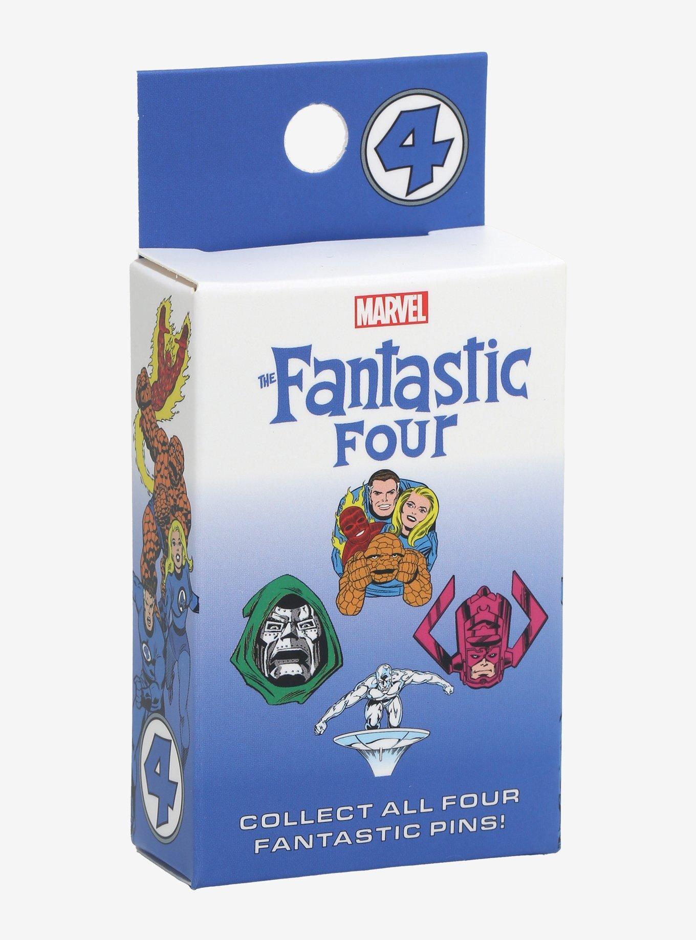 Marvel Fantastic Four Comic Characters Blind Box Enamel Pin - BoxLunch Exclusive, , hi-res