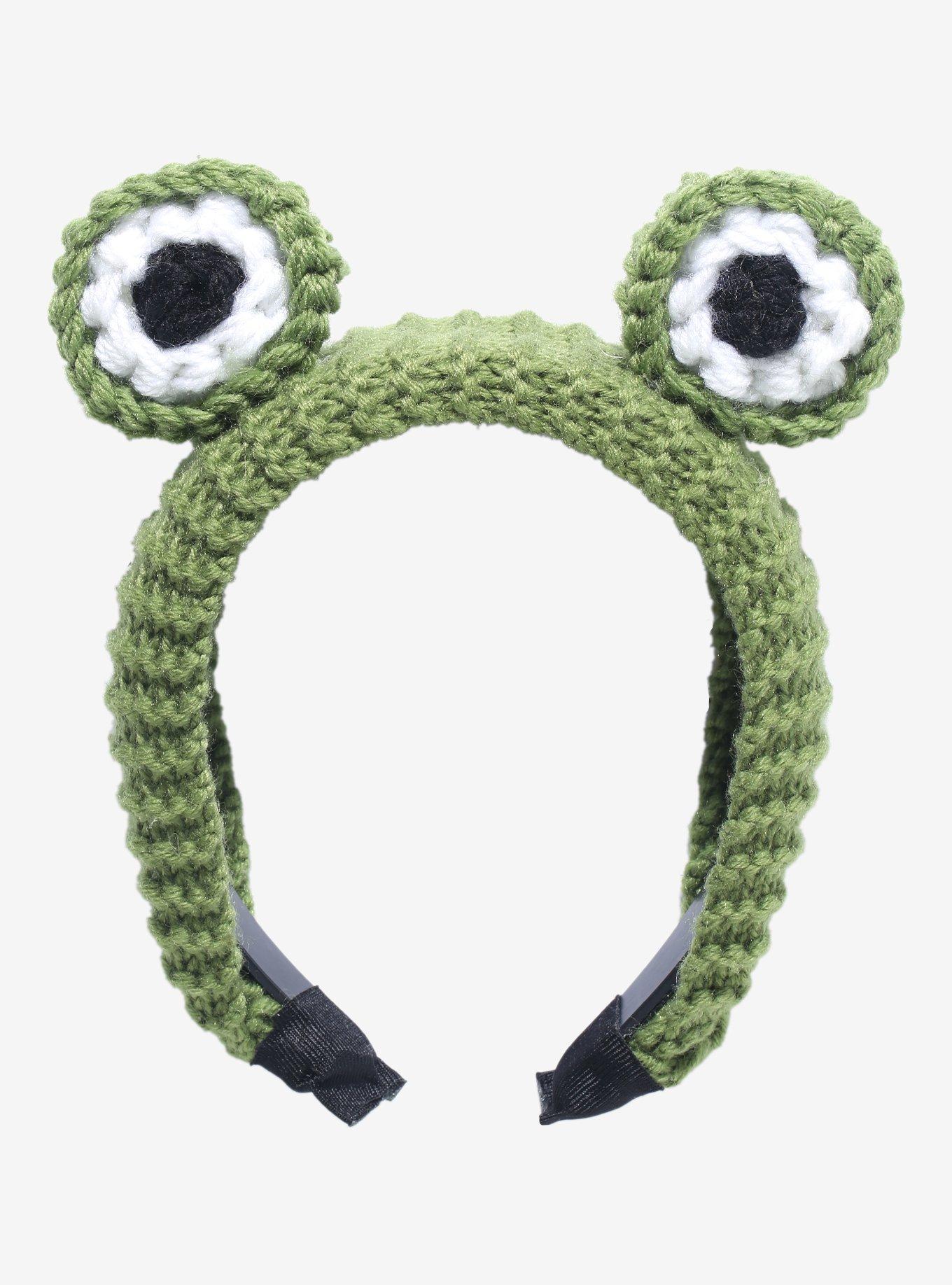 Thorn & Fable Frog Eye Knit Headband, , hi-res