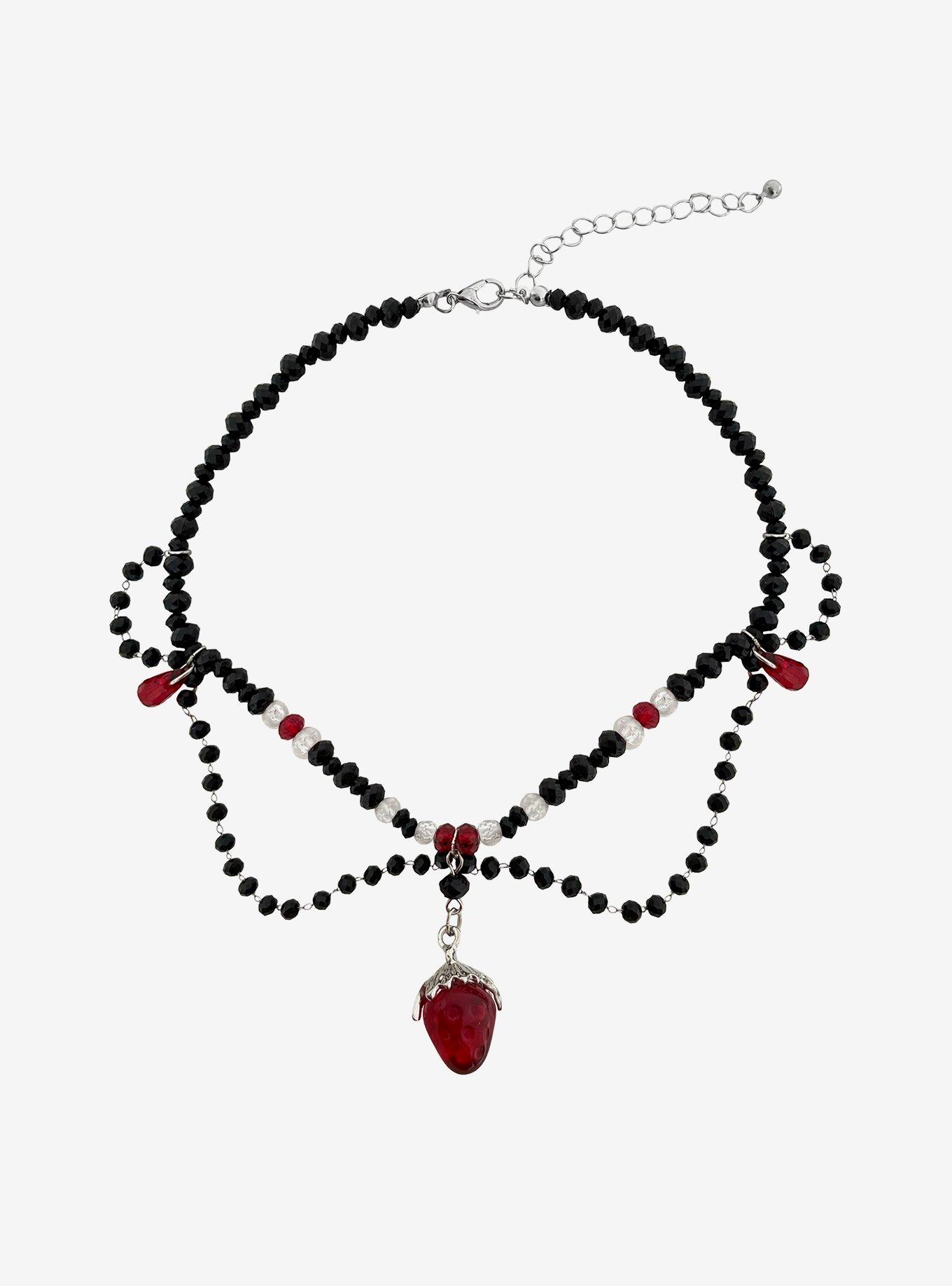 Thorn & Fable Poison Berry Bead Choker, , hi-res