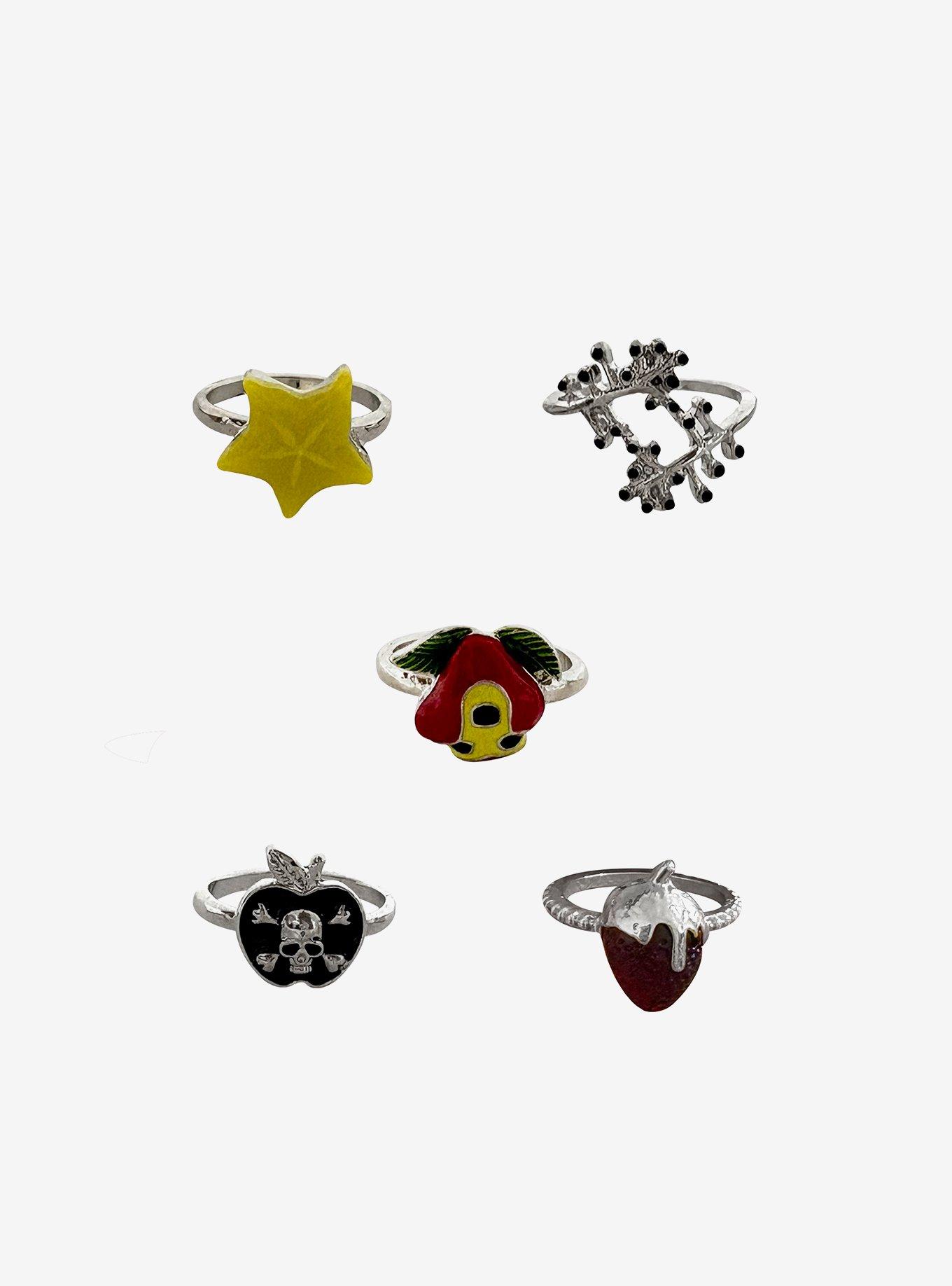 Thorn & Fable Poisonous Fruits Ring Set, , hi-res