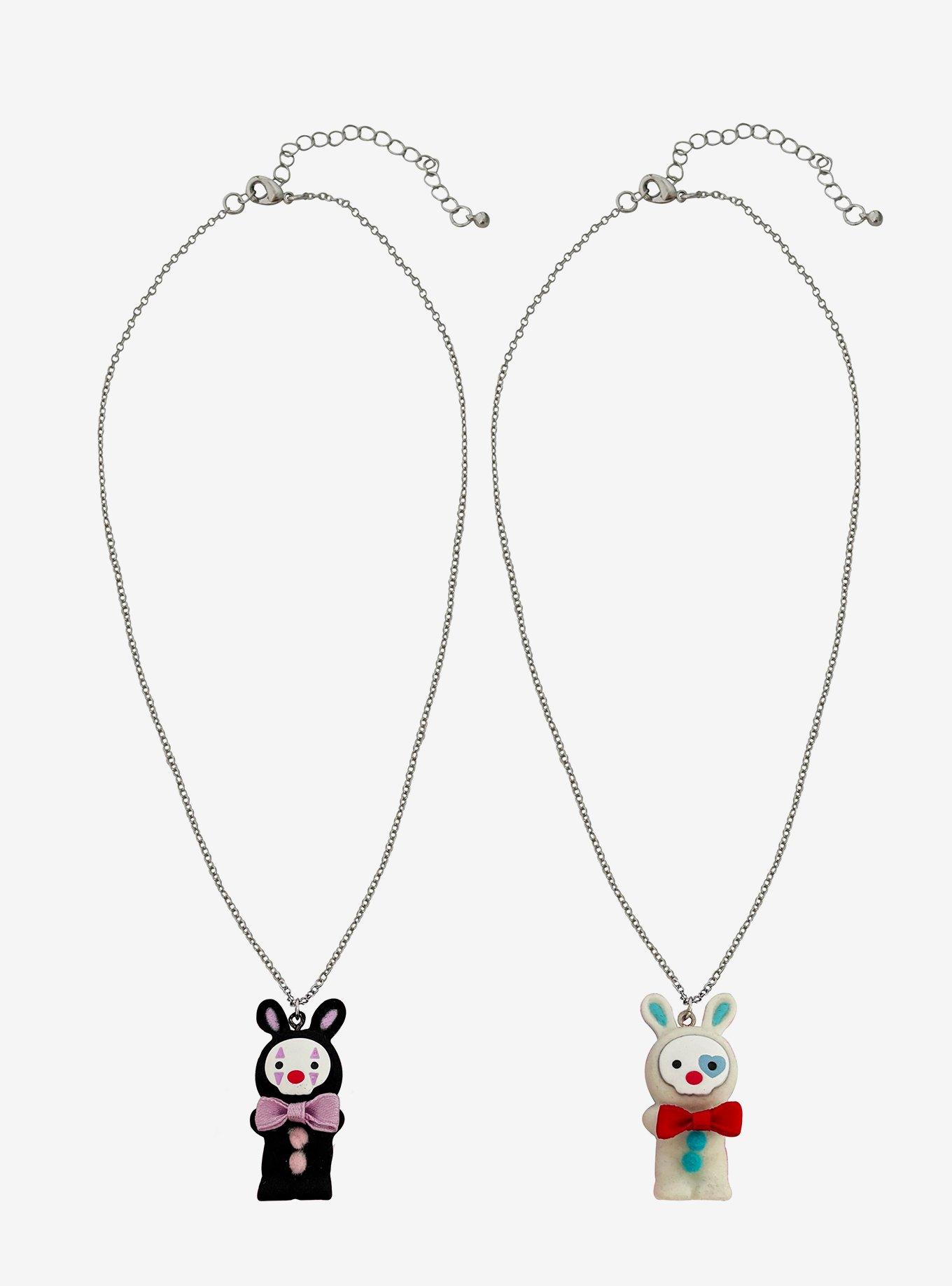 Sweet Society Circus Bunny Best Friend Necklace Set, , hi-res