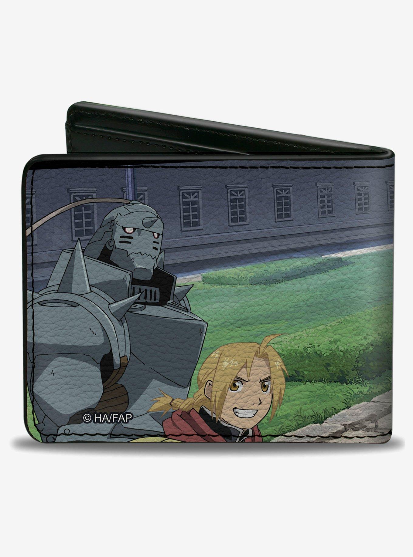 Fullmetal Alchemist: Brotherhood Six Character Yard Scene Bifold Wallet, , hi-res