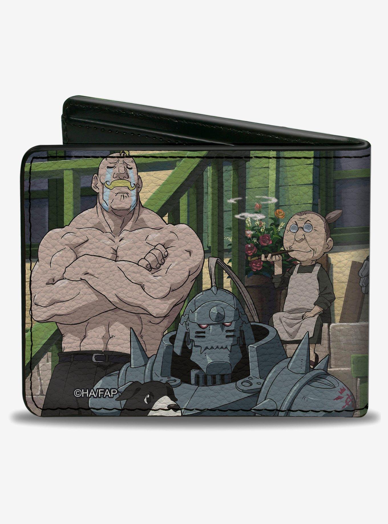 Fullmetal Alchemist: Brotherhood Edward & Winry Group Scene Bifold Wallet, , hi-res