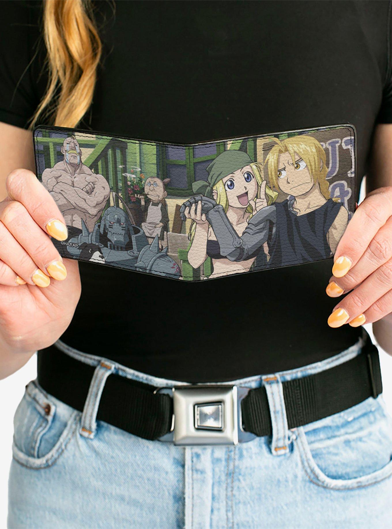 Fullmetal Alchemist: Brotherhood Edward & Winry Group Scene Bifold Wallet, , alternate