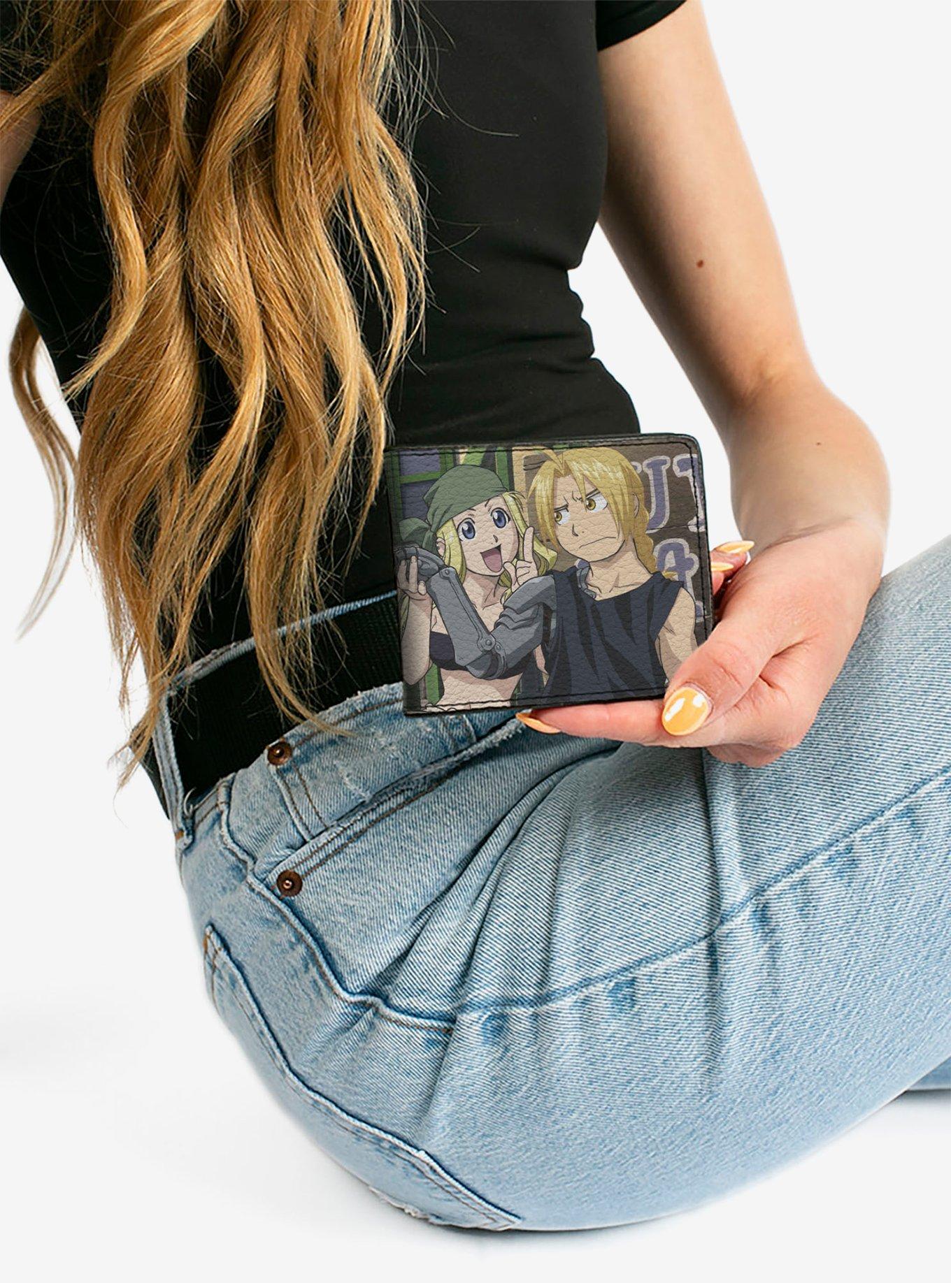 Fullmetal Alchemist: Brotherhood Edward & Winry Group Scene Bifold Wallet, , alternate