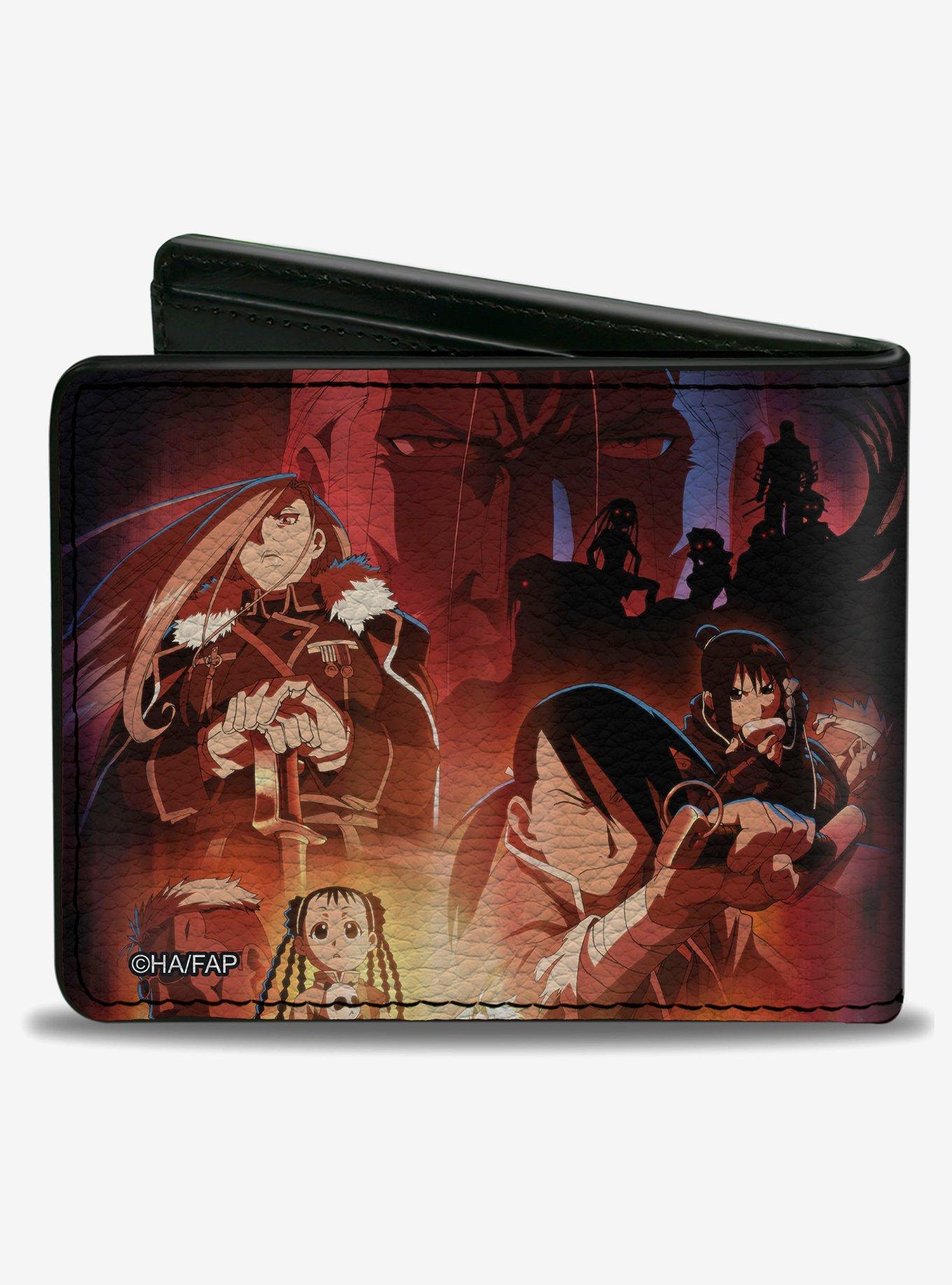 Fullmetal Alchemist: Brotherhood Characters Pose Collage Bifold Wallet, , hi-res