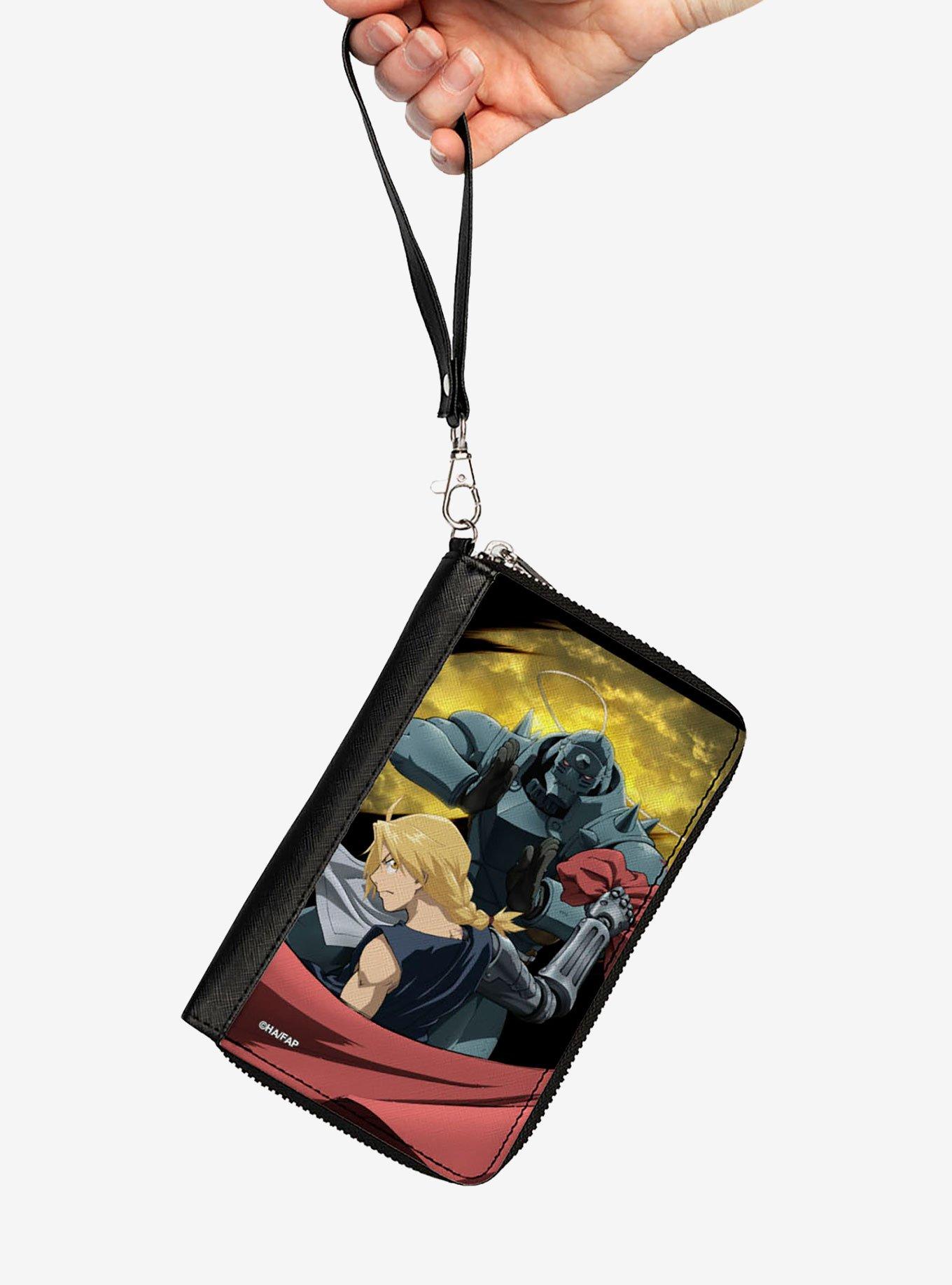 Fullmetal Alchemist: Brotherhood Elric Brothers Yellow Sky Pose Zip Around Wallet, , hi-res