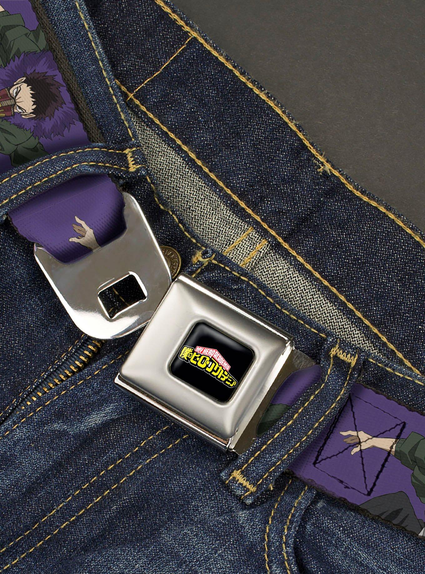 My Hero Academia Kai Chisaki Action Pose Purple Seatbelt Buckle Belt, , hi-res