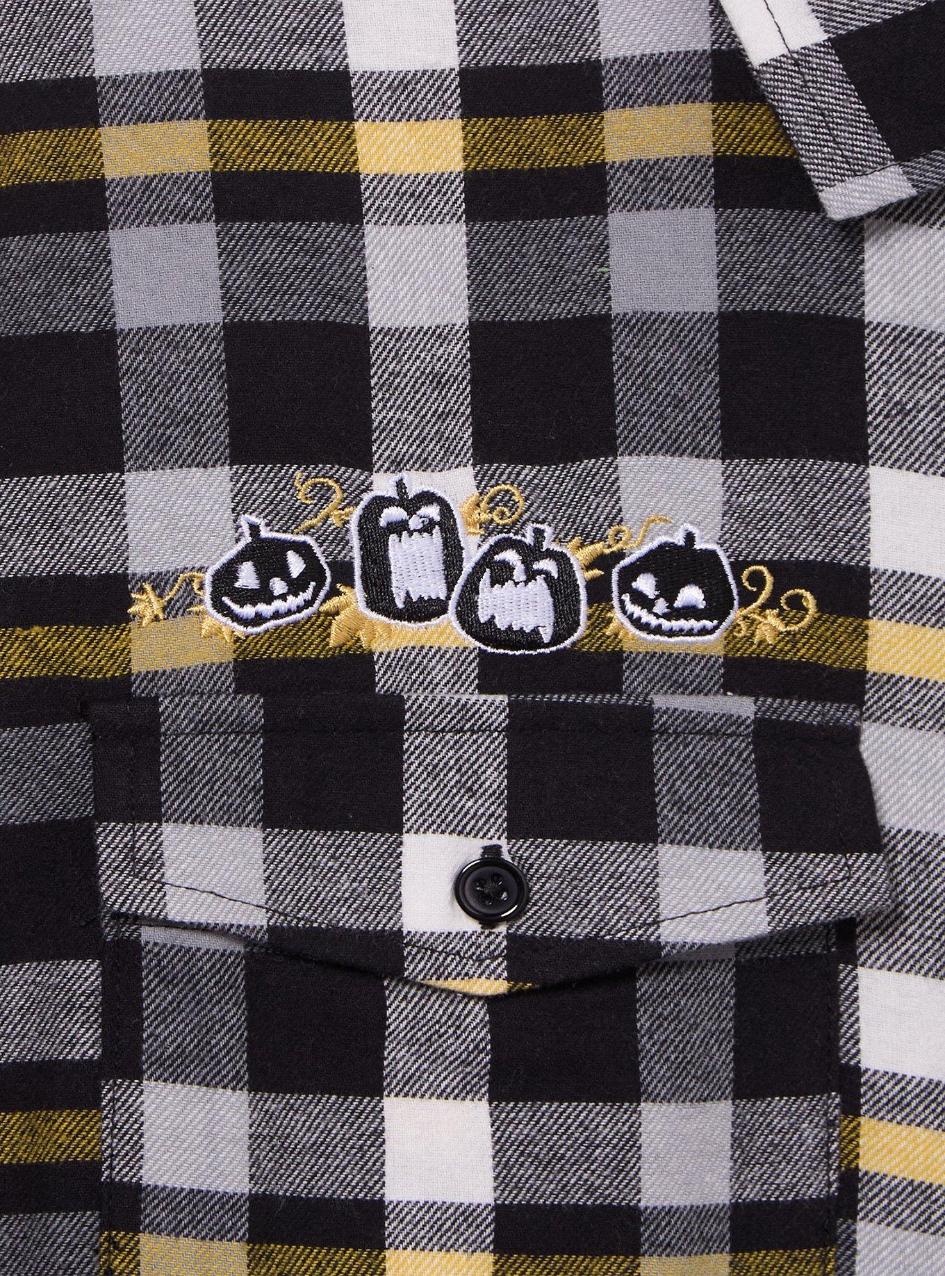 Disney The Nightmare Before Christmas Halloween Town Flannel — BoxLunch Exclusive, MULTI, alternate