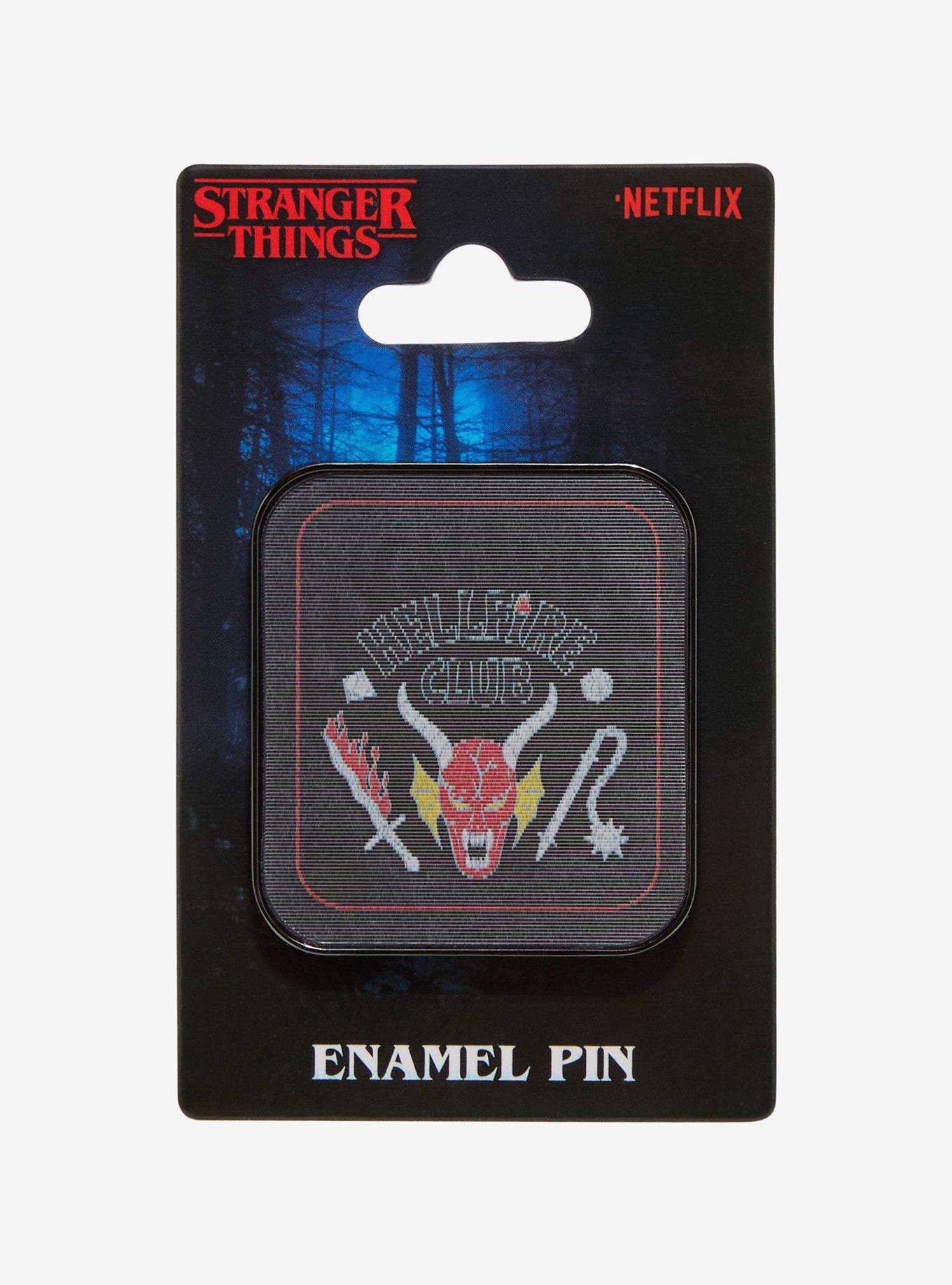 Stranger Things Hellfire Club Logo Lenticular Enamel Pin - BoxLunch Exclusive, , alternate