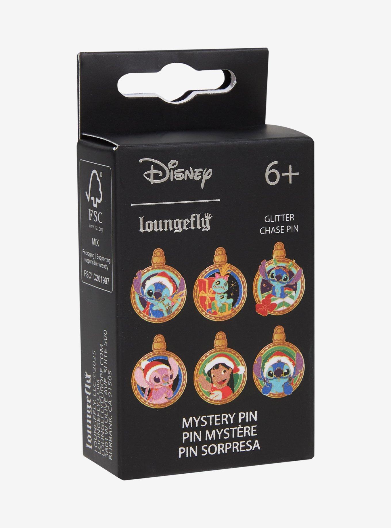 Loungefly Disney Lilo & Stitch Holiday Ornaments Blind Box Enamel Pin