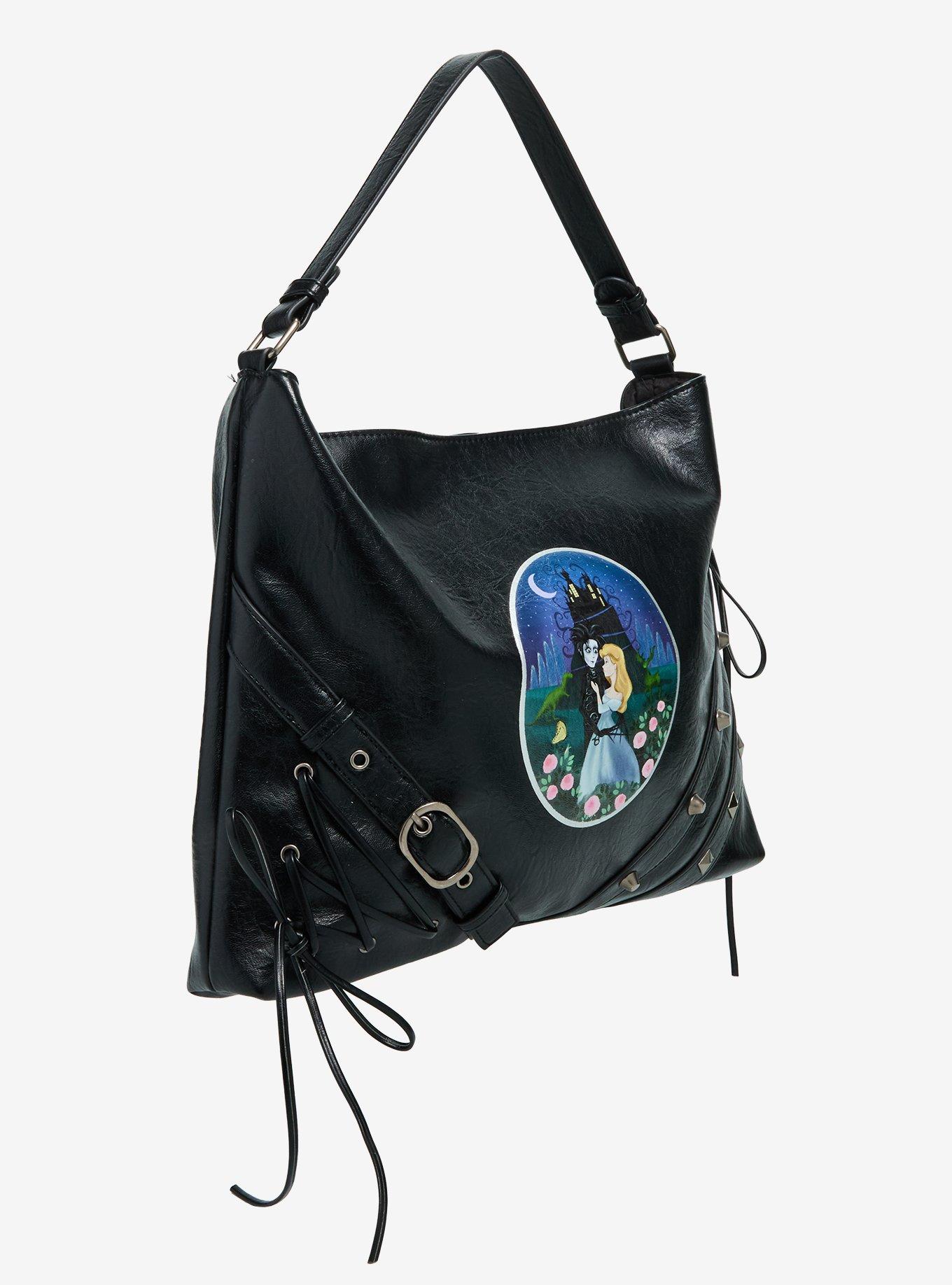 Edward Scissorhands Studded Hobo Bag, , hi-res
