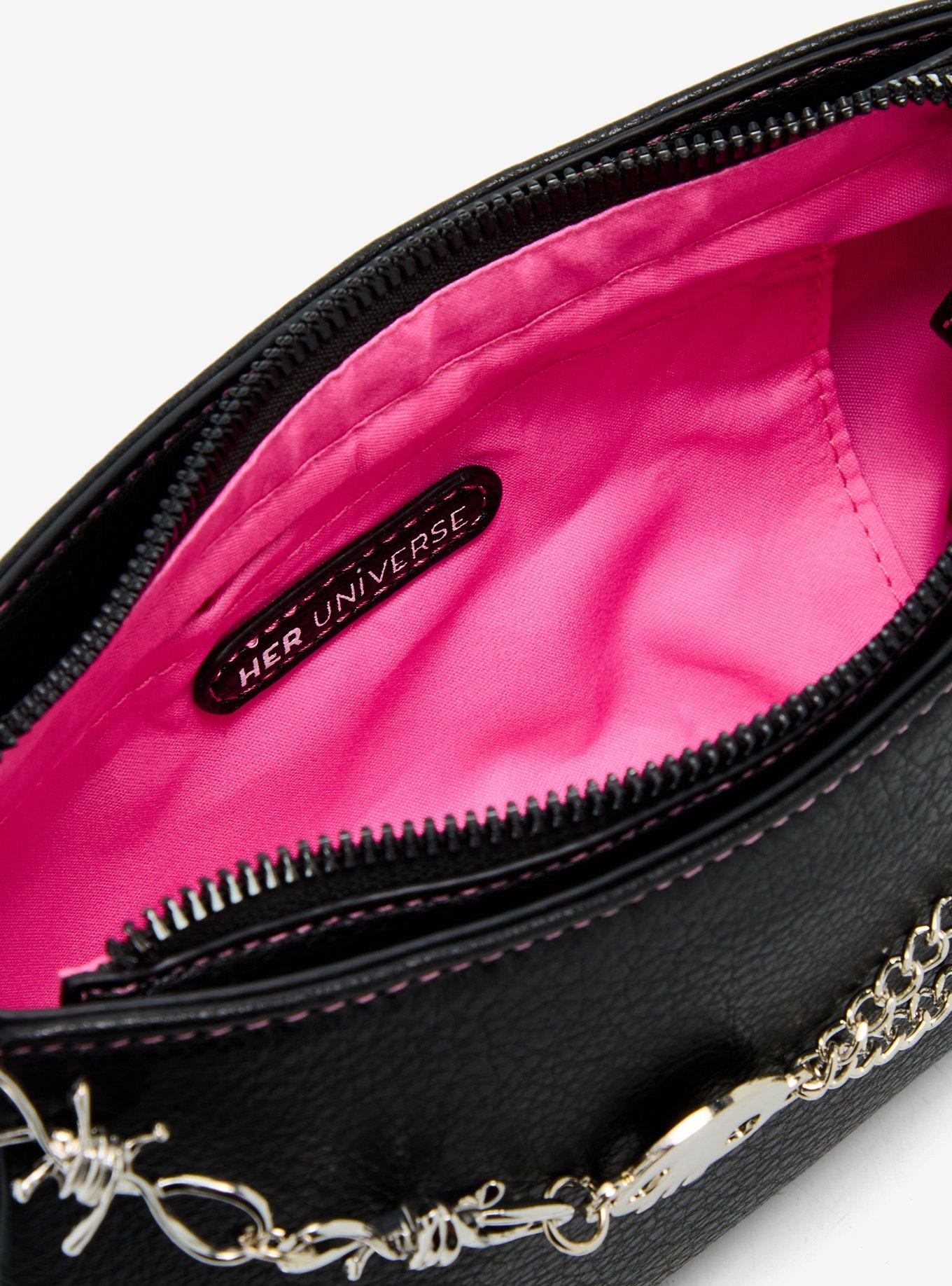 Her Universe Kuromi Skull Chain Shoulder Bag, , alternate