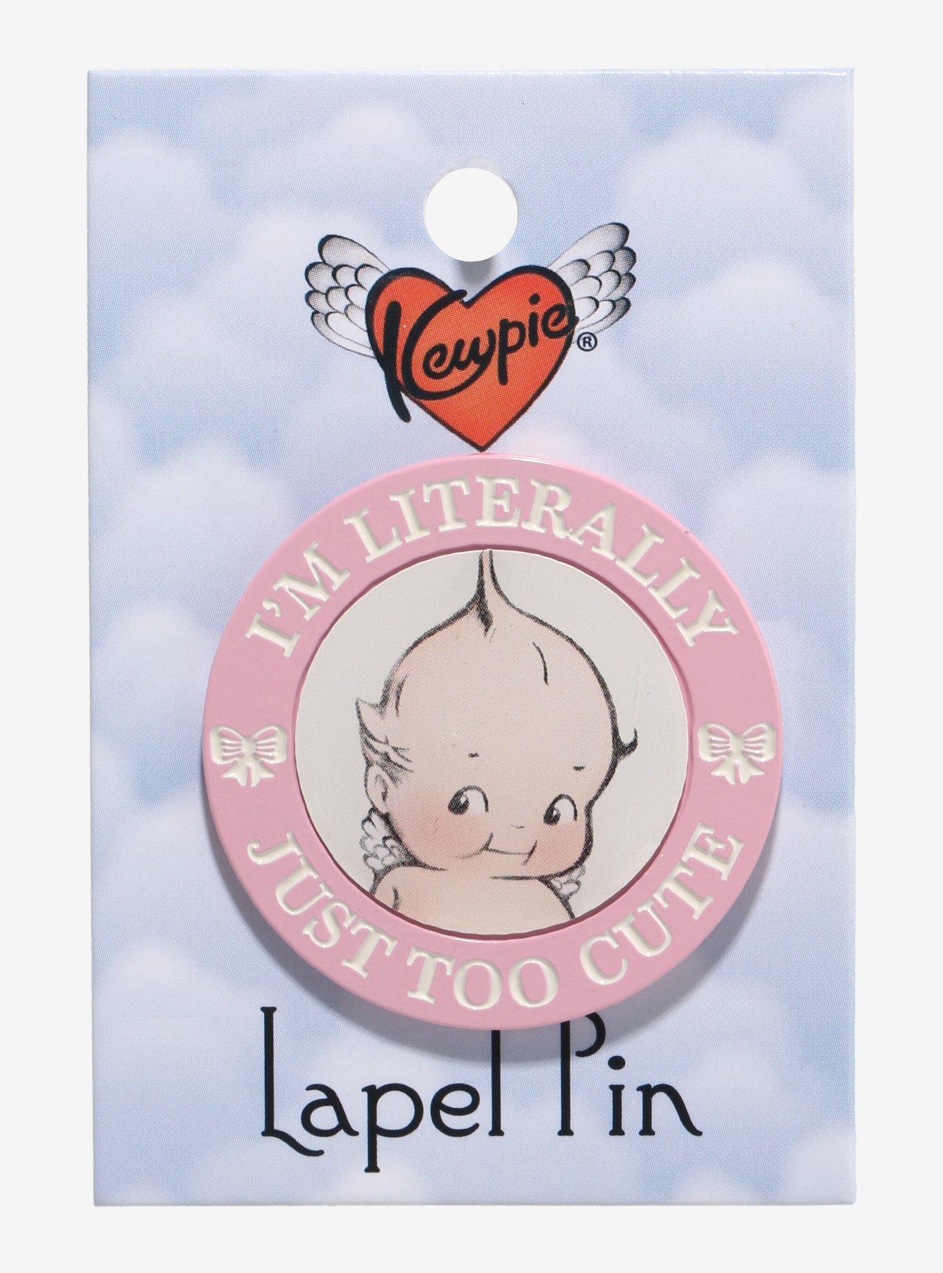 Kewpie Too Cute Circle Enamel Pin, , hi-res