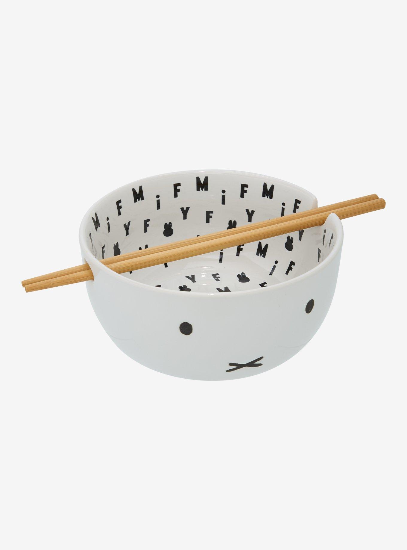 Miffy Ramen Bowl With Chopsticks, , alternate