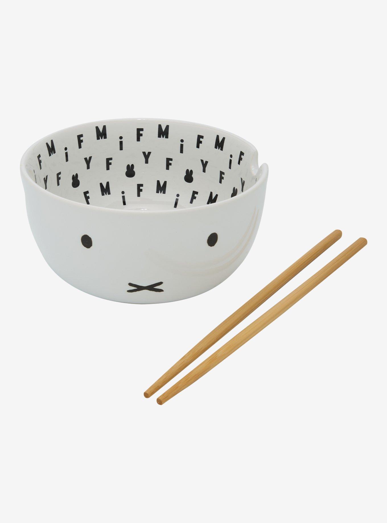 Miffy Ramen Bowl With Chopsticks, , alternate