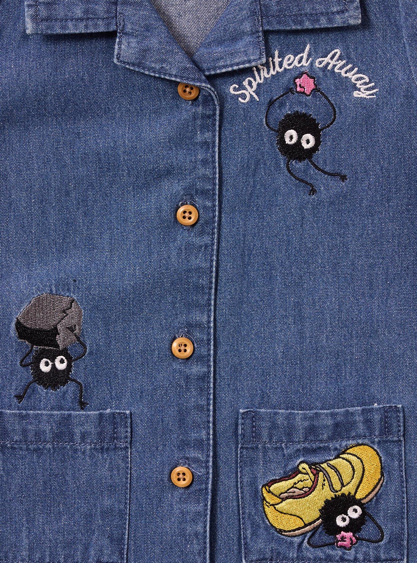 Studio Ghibli® Spirited Away Soot Sprites Embroidered Infant One-Piece — BoxLunch Exclusive
