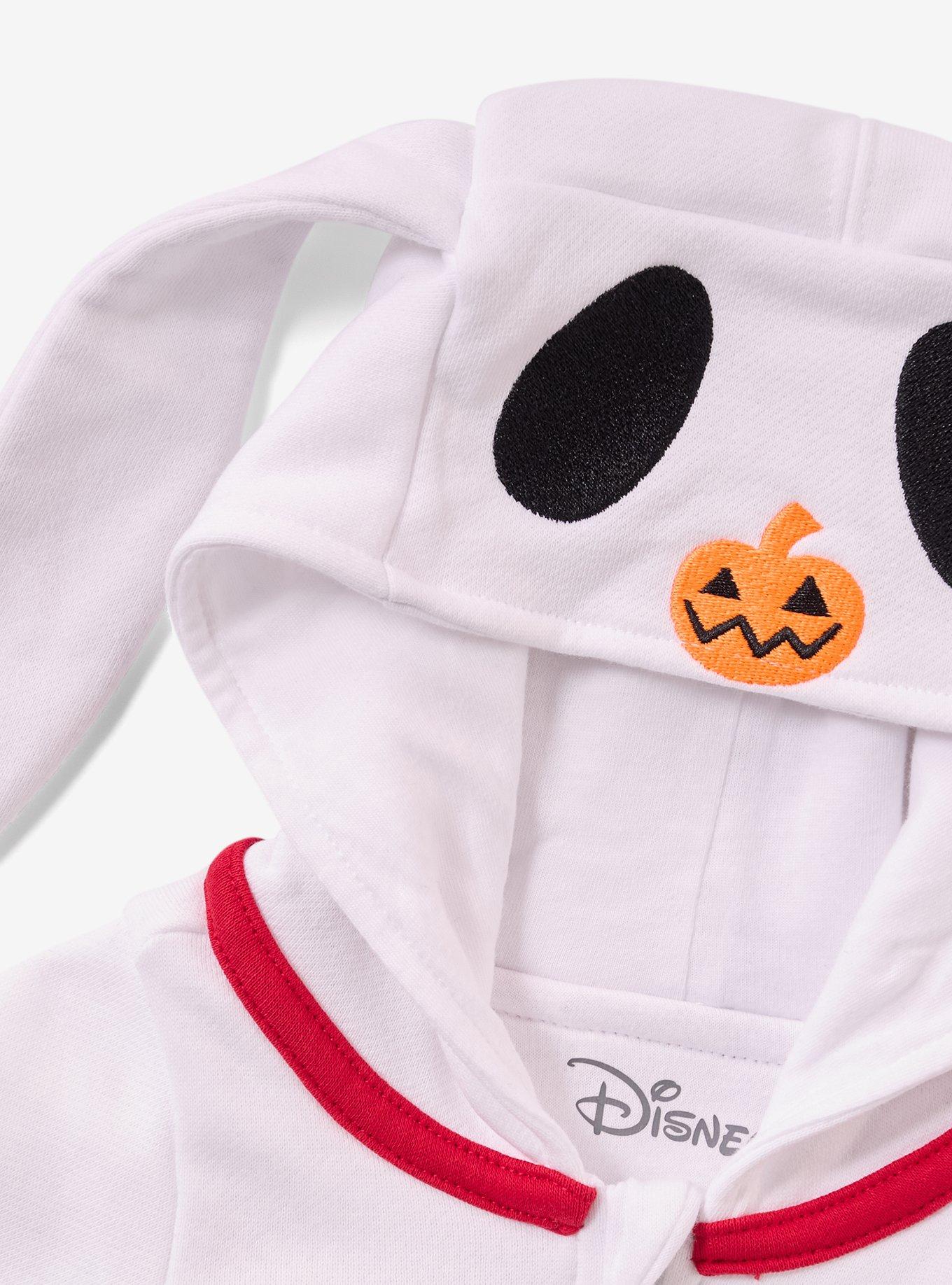 Disney The Nightmare Before Christmas Zero Glow-in-the-Dark Toddler Zippered Hoodie - BoxLunch Exclusive, BLACK, alternate