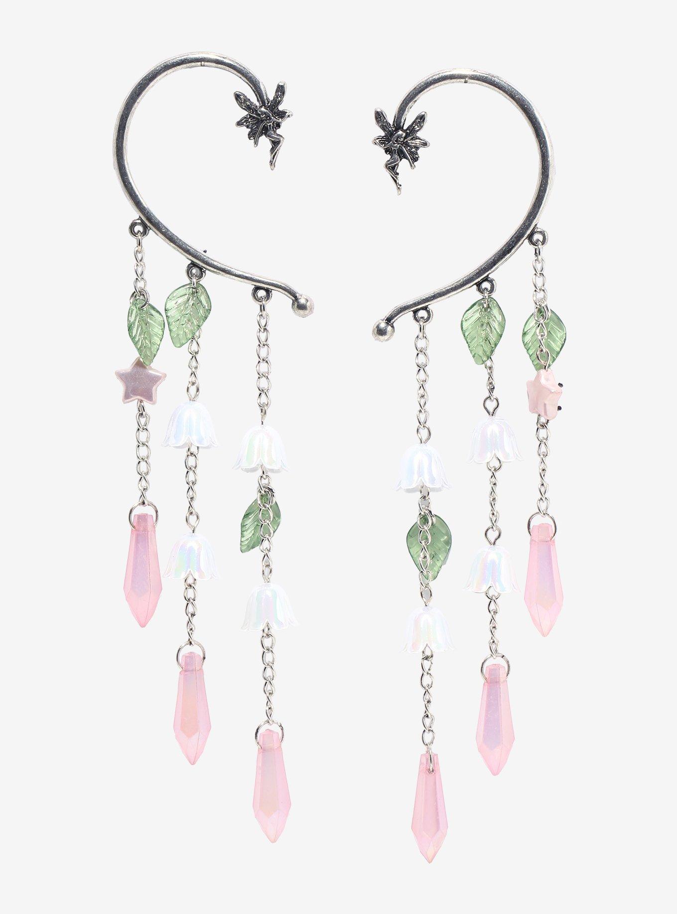 Sweet Society Floral Fairy Ear Cuff Set, , alternate