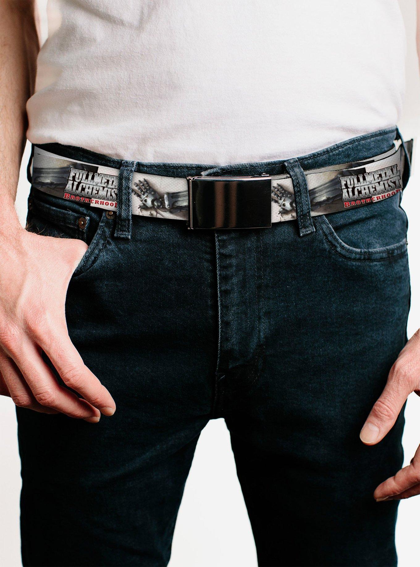 Fullmetal Alchemist: Brotherhood Edwards Automail Arm Tan Flip Web Belt
