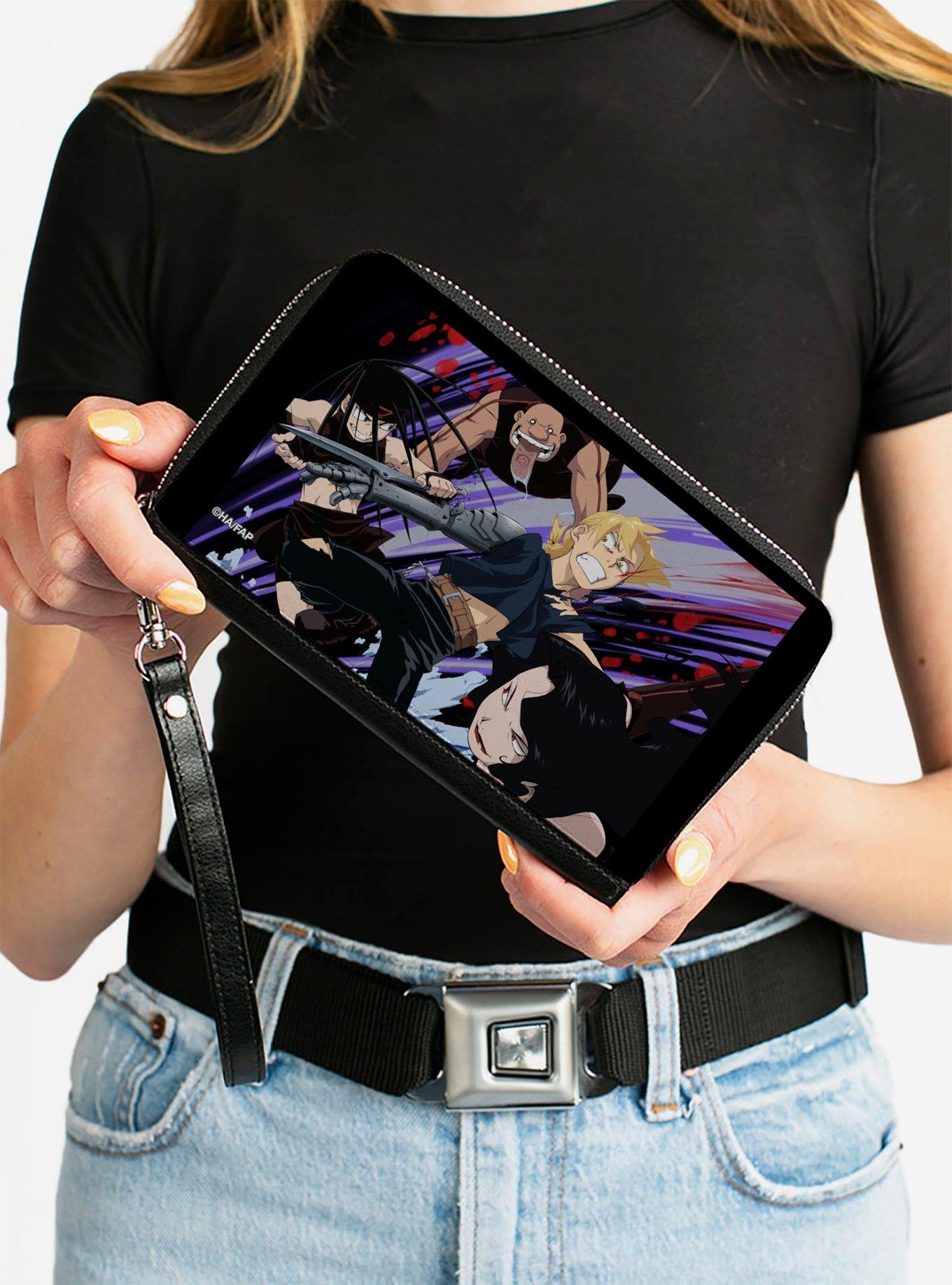 Fullmetal Alchemist: Brotherhood Edward & Three Homunculi Zip Around Wallet, , alternate