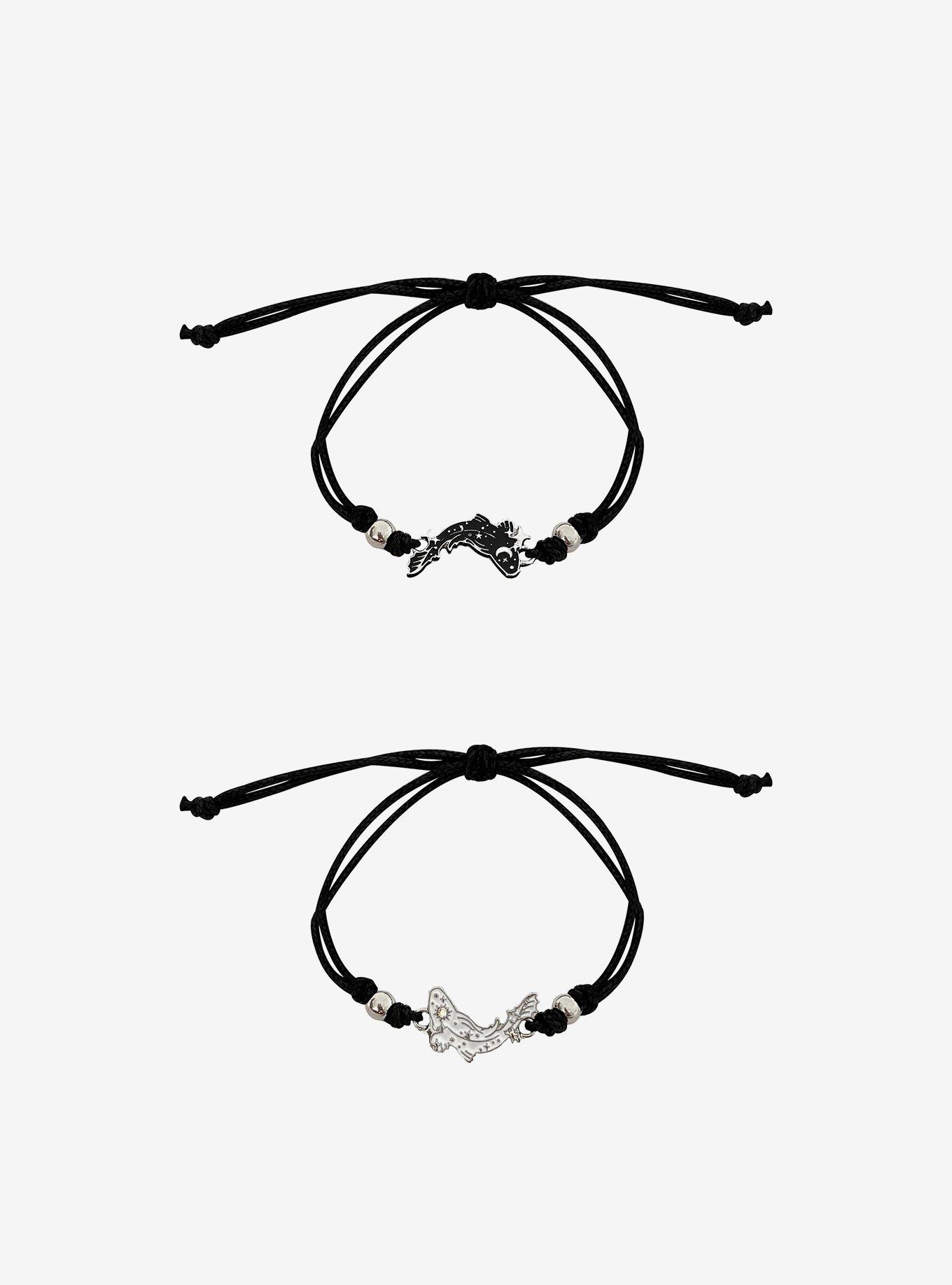 Thorn & Fable Yin Yang Koi Fish Best Friend Cord Bracelet Set, , hi-res
