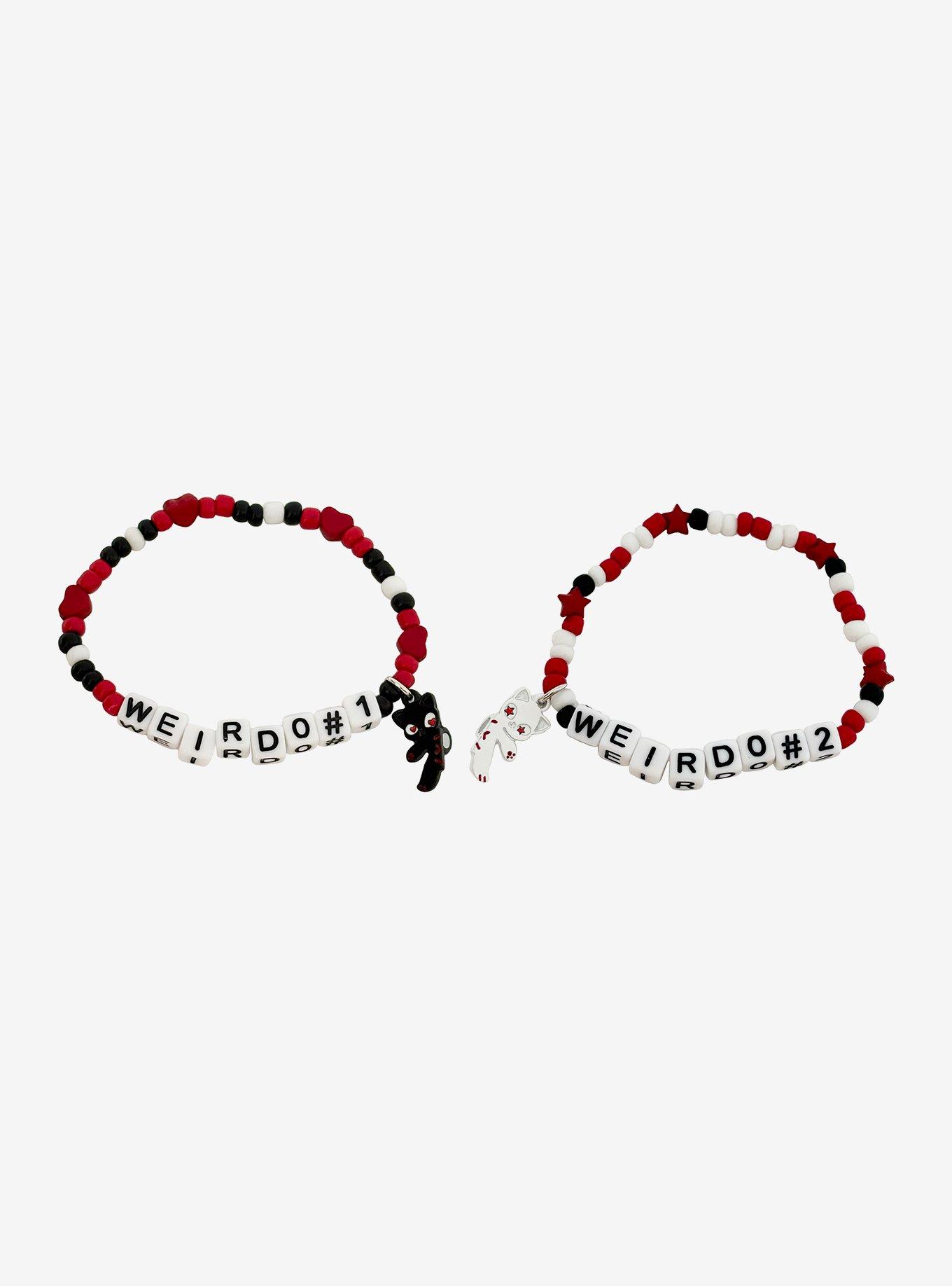 Weirdo Kitty Magnetic Best Friend Bracelet Set, , alternate
