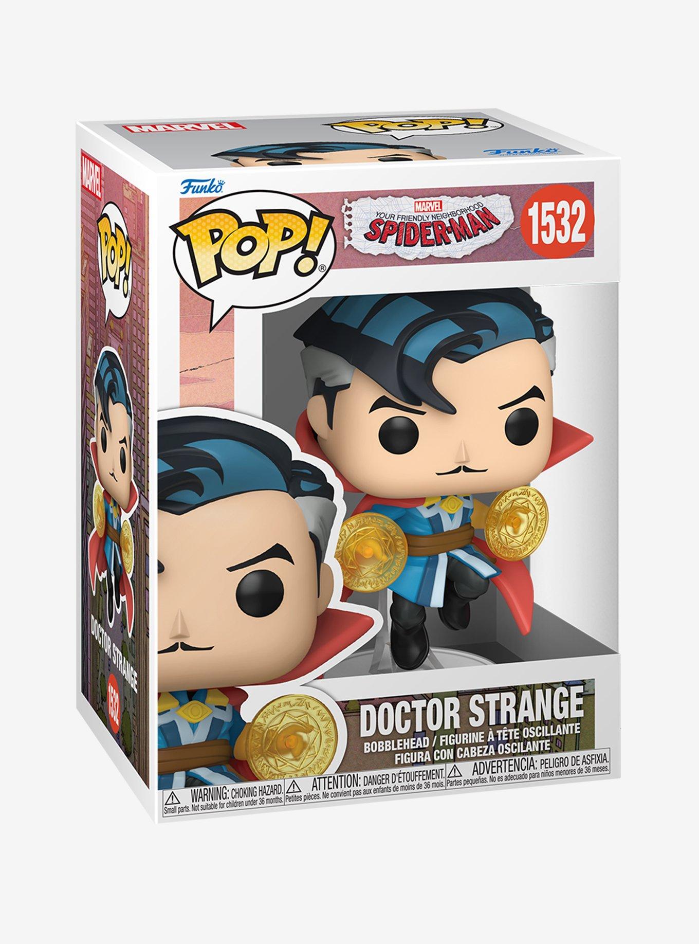 Funko Pop! Marvel Your Friendly Neighborhood Spider-Man Doctor Strange Vinyl Figure, , hi-res