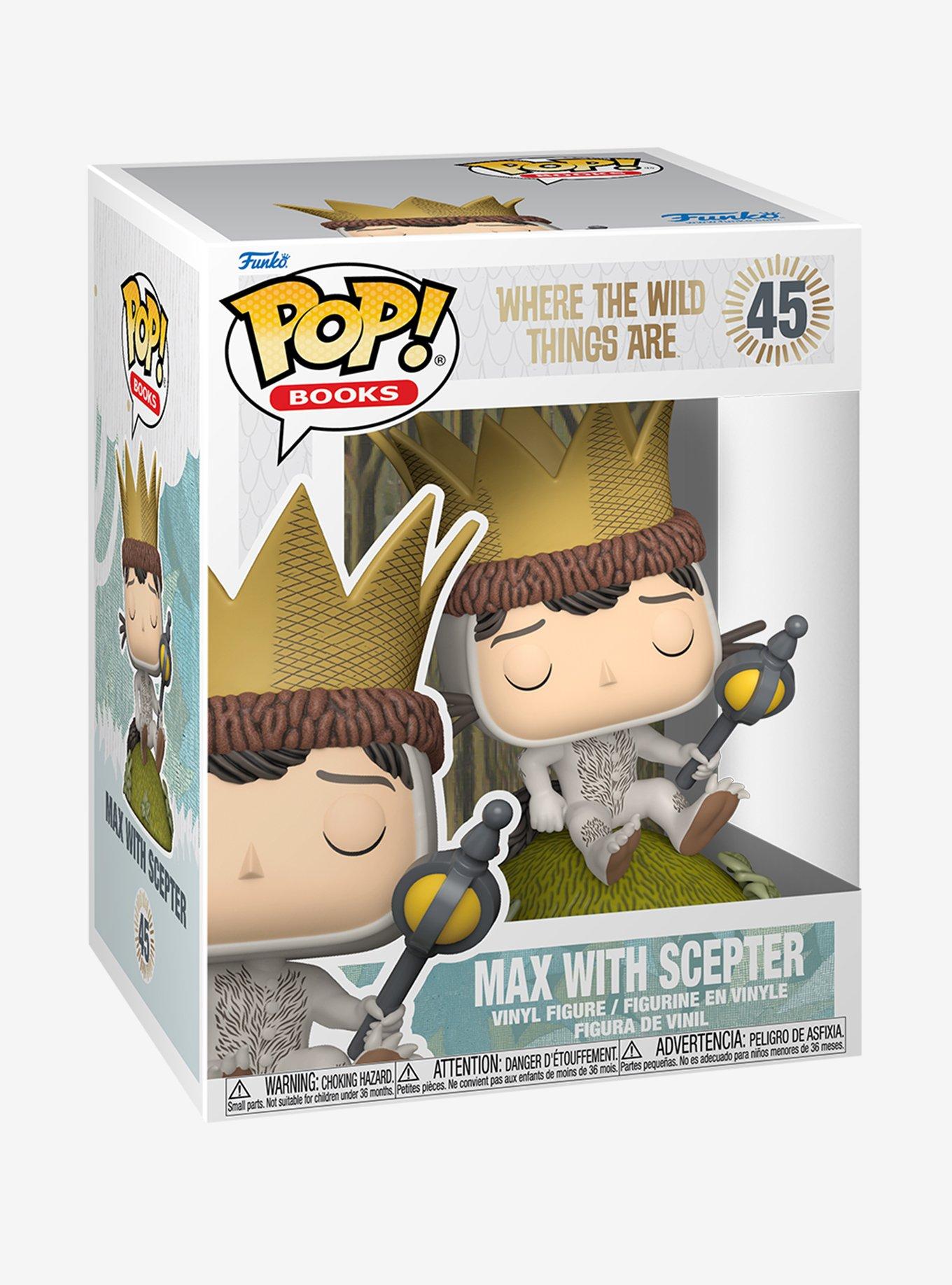Funko Pop! Books Where The Wild Things Are Max with Scepter Vinyl Figure, , hi-res