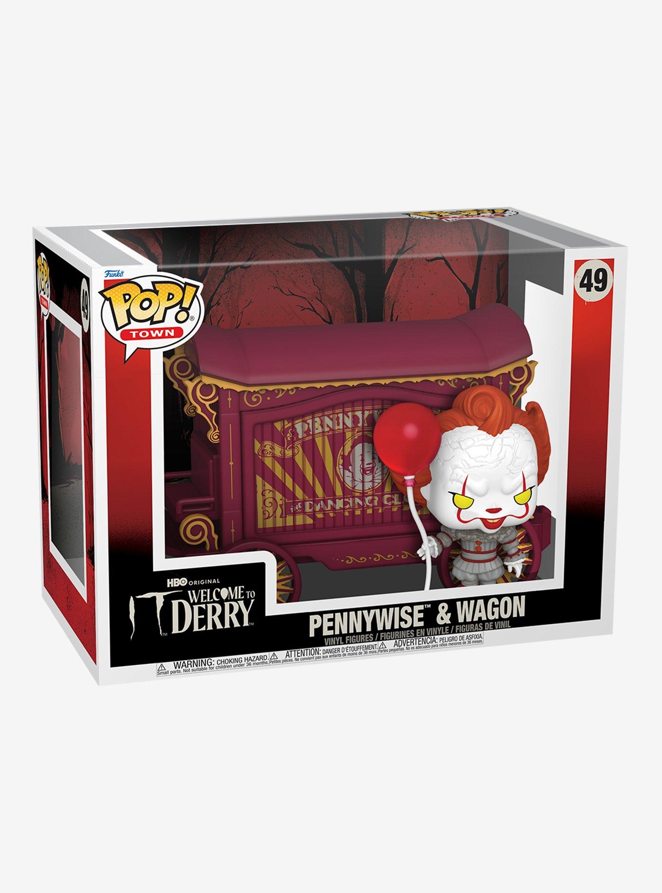 Funko Pop! Television It: Welcome to Derry Pennywise and Wagon Vinyl Figure