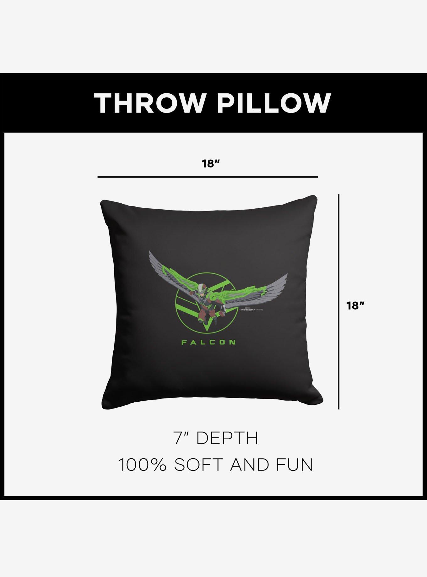 Marvel Captain America: Brave New World New Falcon Throw Pillow, , alternate