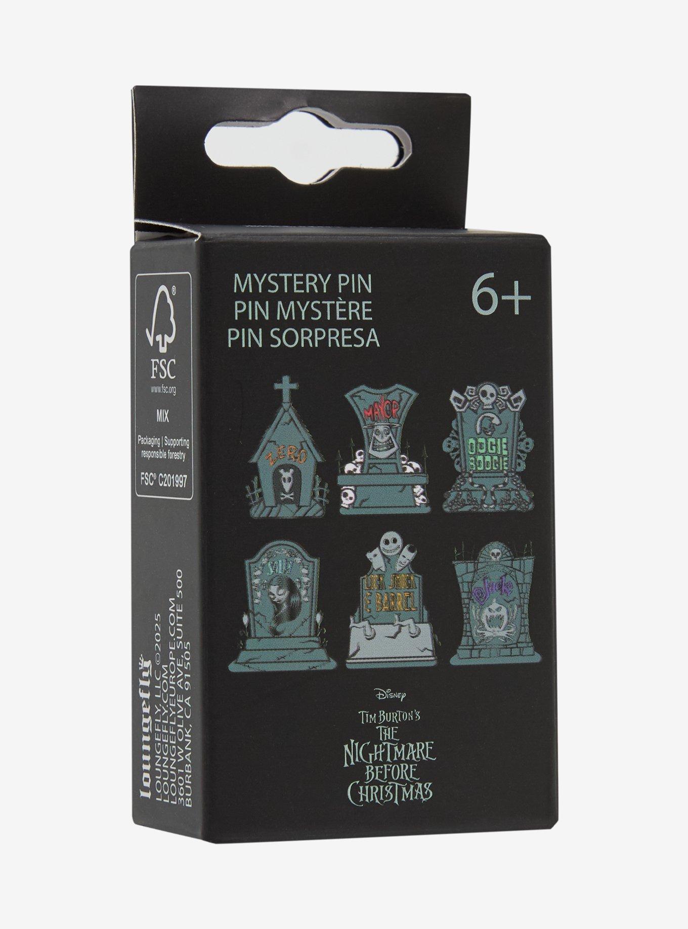 Loungefly The Nightmare Before Christmas Tombstone Blind Box Enamel Pin, , hi-res