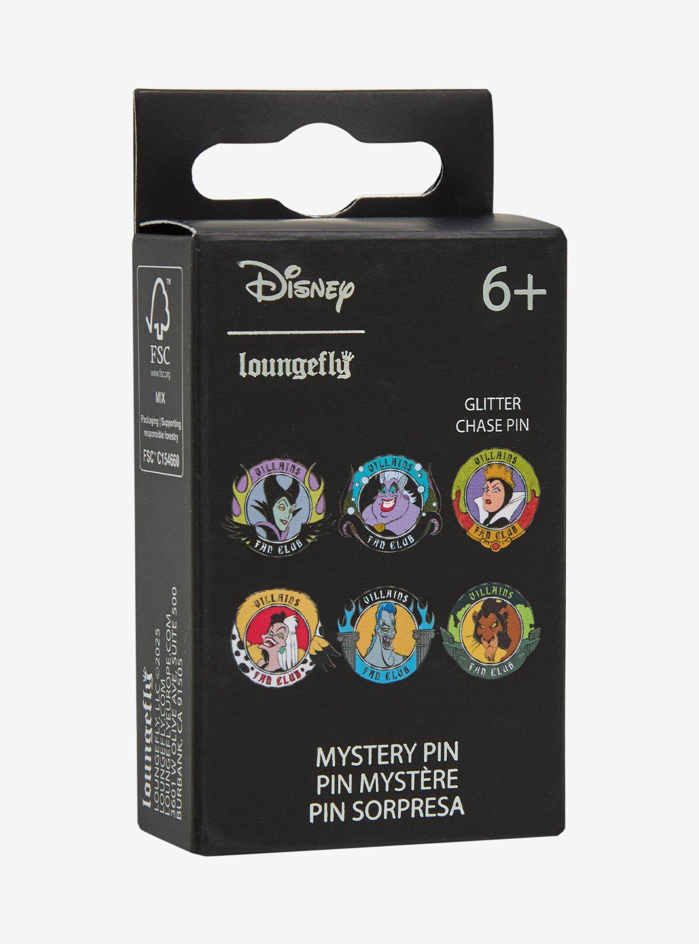 Loungefly Disney Villains Fan Club Blind Box Enamel Pin, , hi-res