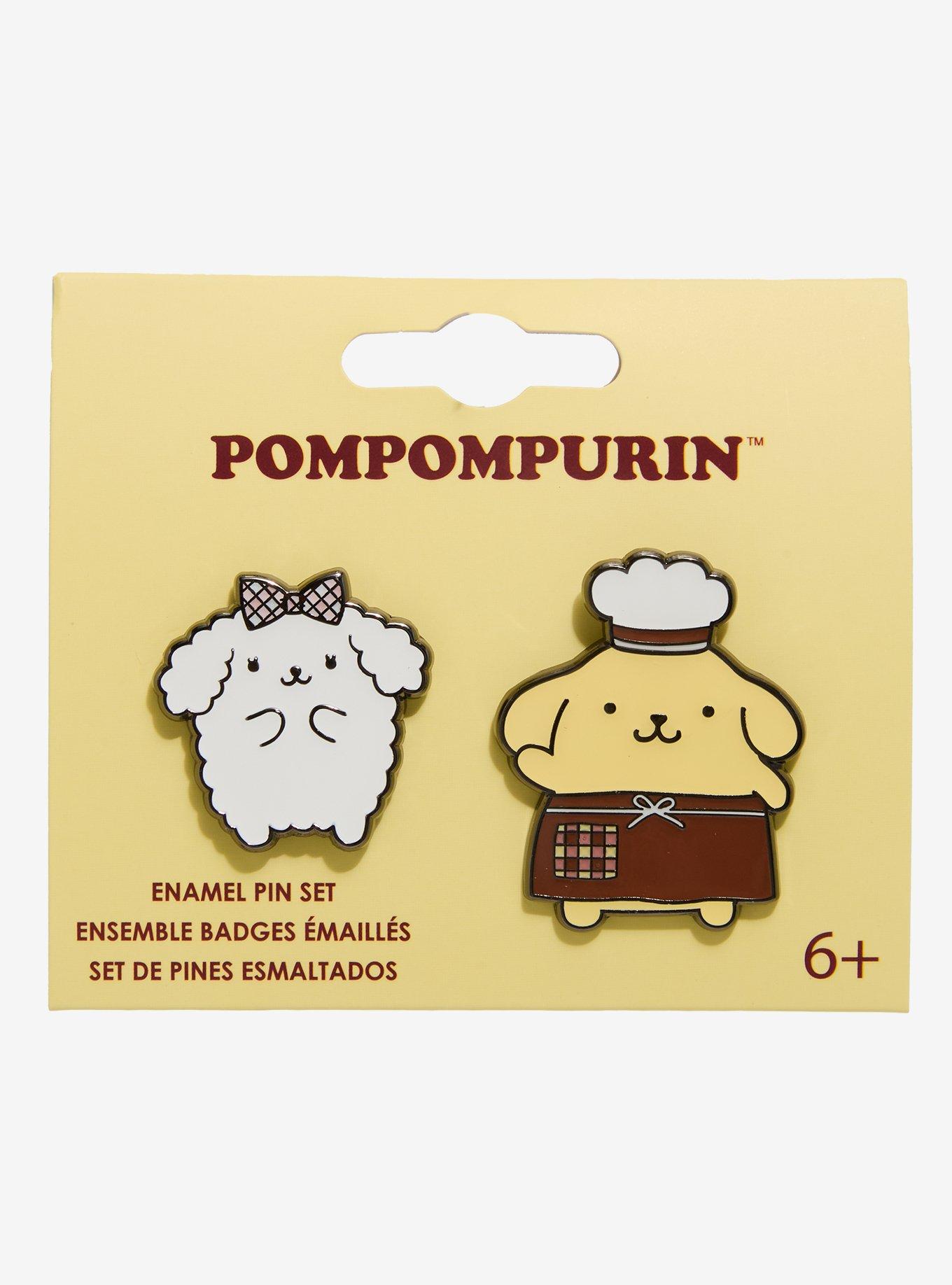 Pompompurin & Macaroon Enamel Pin Set, , hi-res