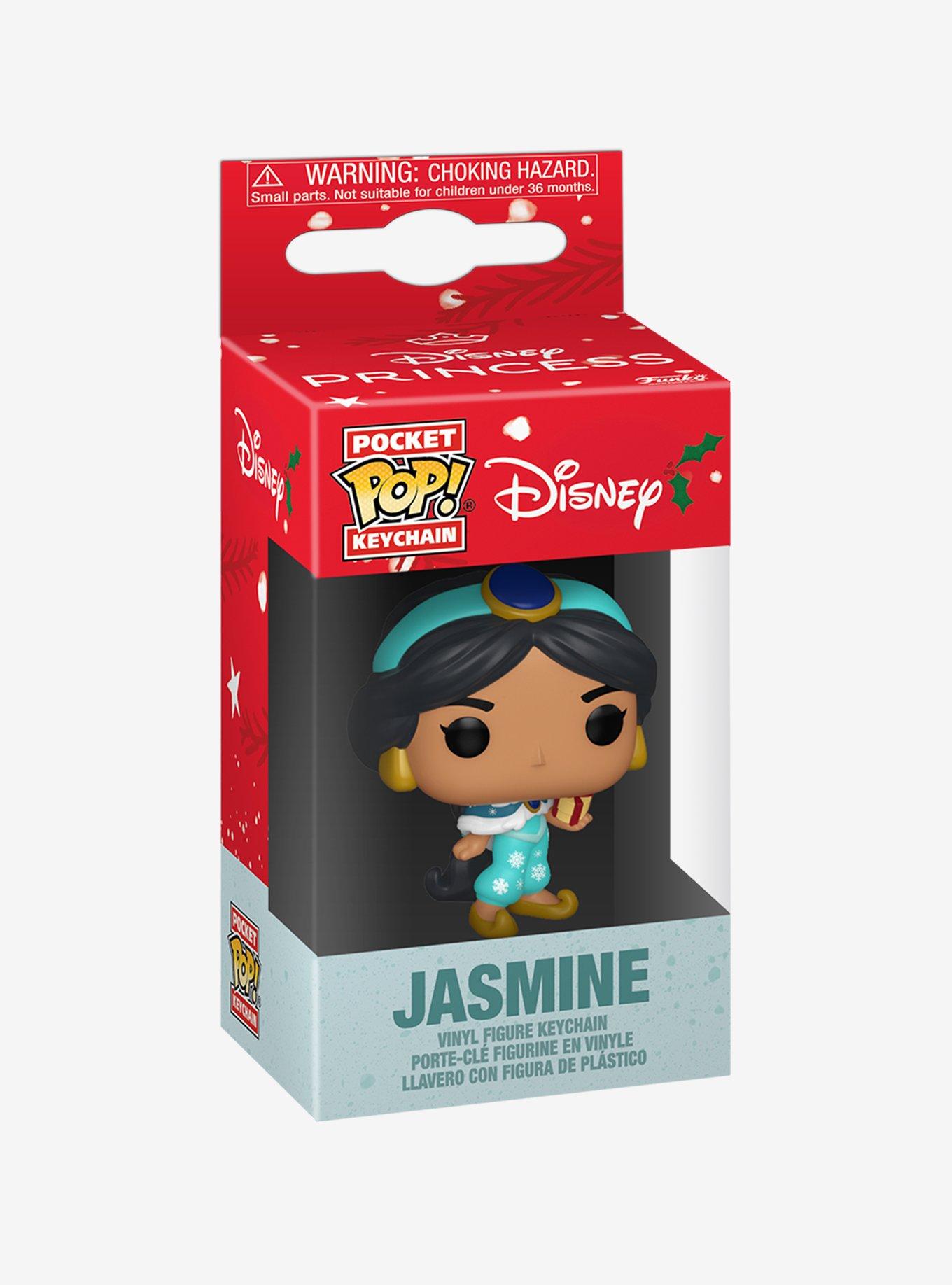 Funko Pocket Pop! Disney Aladdin Jasmine Holiday Vinyl Keychain — BoxLunch Exclusive, , hi-res