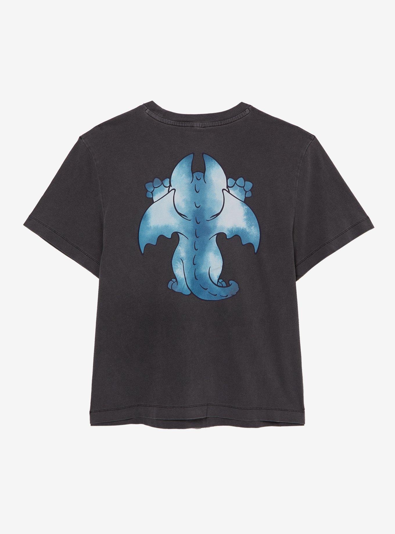 Little Embers Blue Dragon Two-Sided Girls T-Shirt, , hi-res