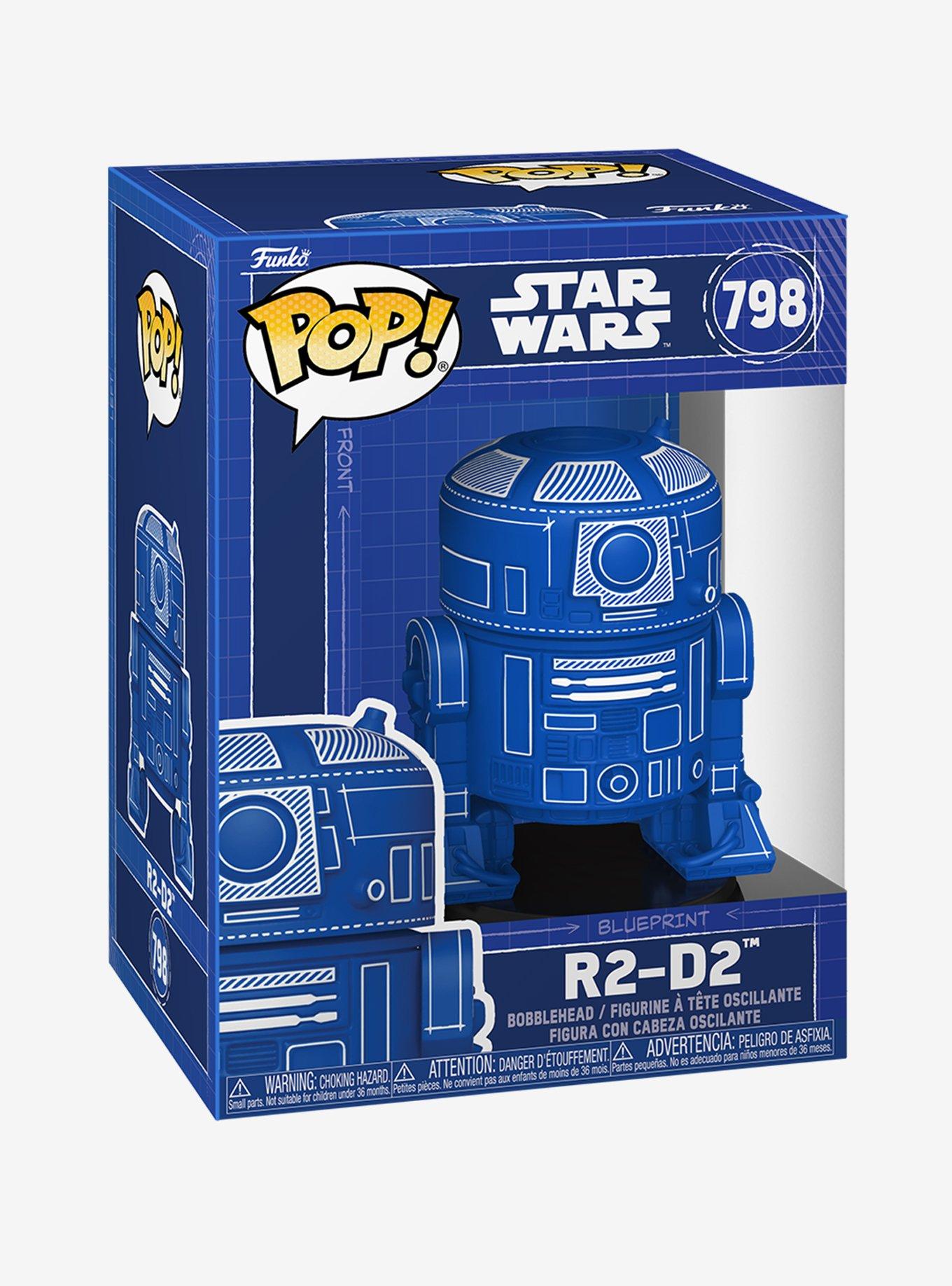 Funko Pop! Star Wars R2-D2 Blueprint Vinyl Bobblehead, , hi-res