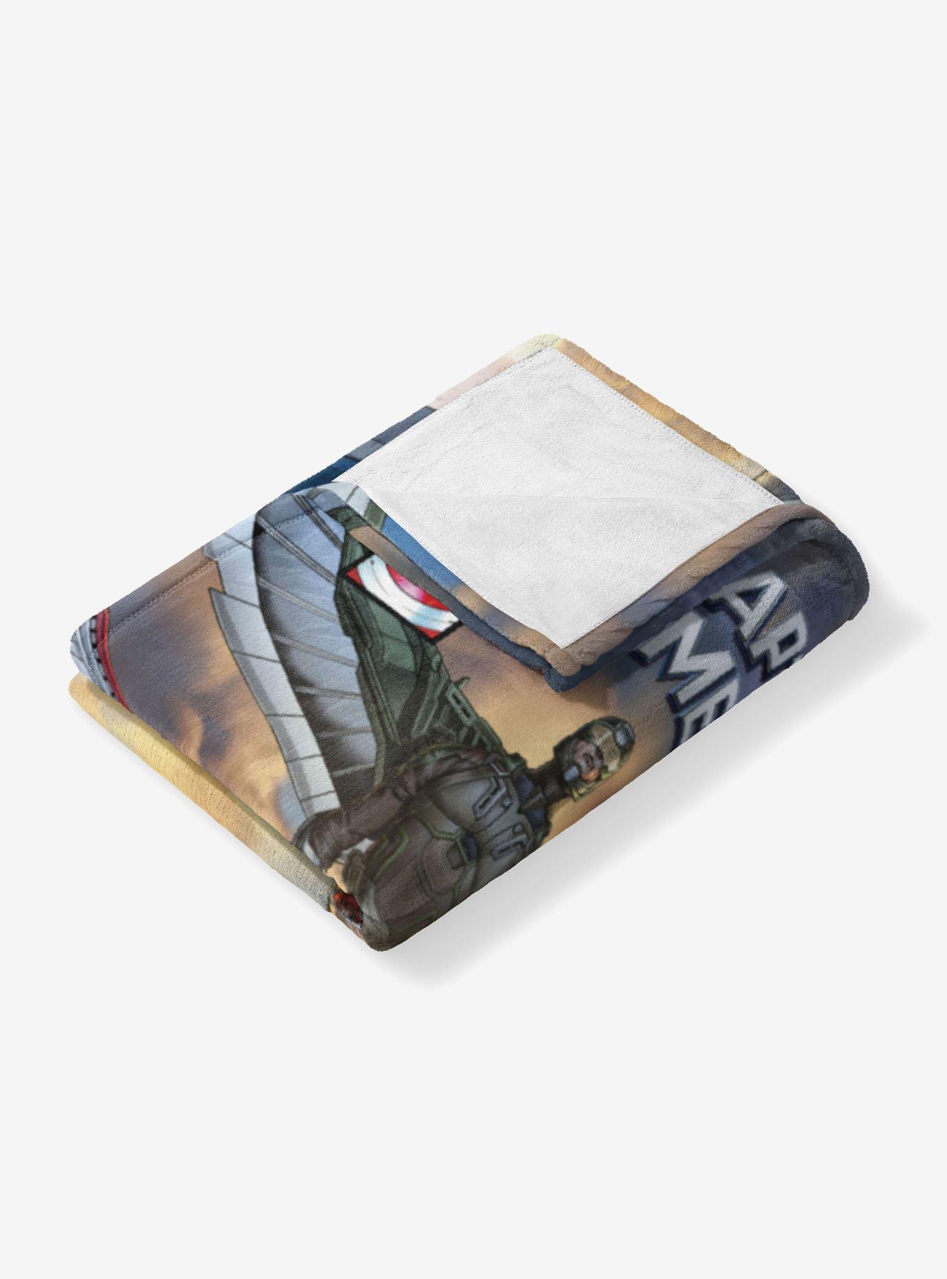 Marvel Captain America: Brave New World Captain Comic 50x60" Silk Touch Throw Blanket, , alternate