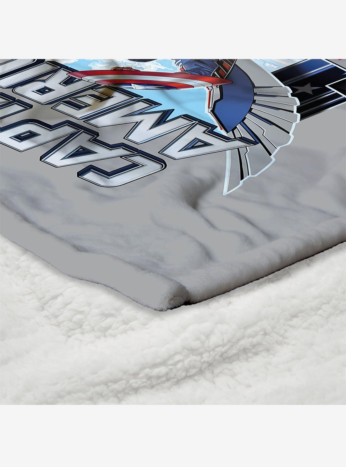 Marvel Captain America: Brave New World Silk Touch Sherpa Throw Blanket, , alternate