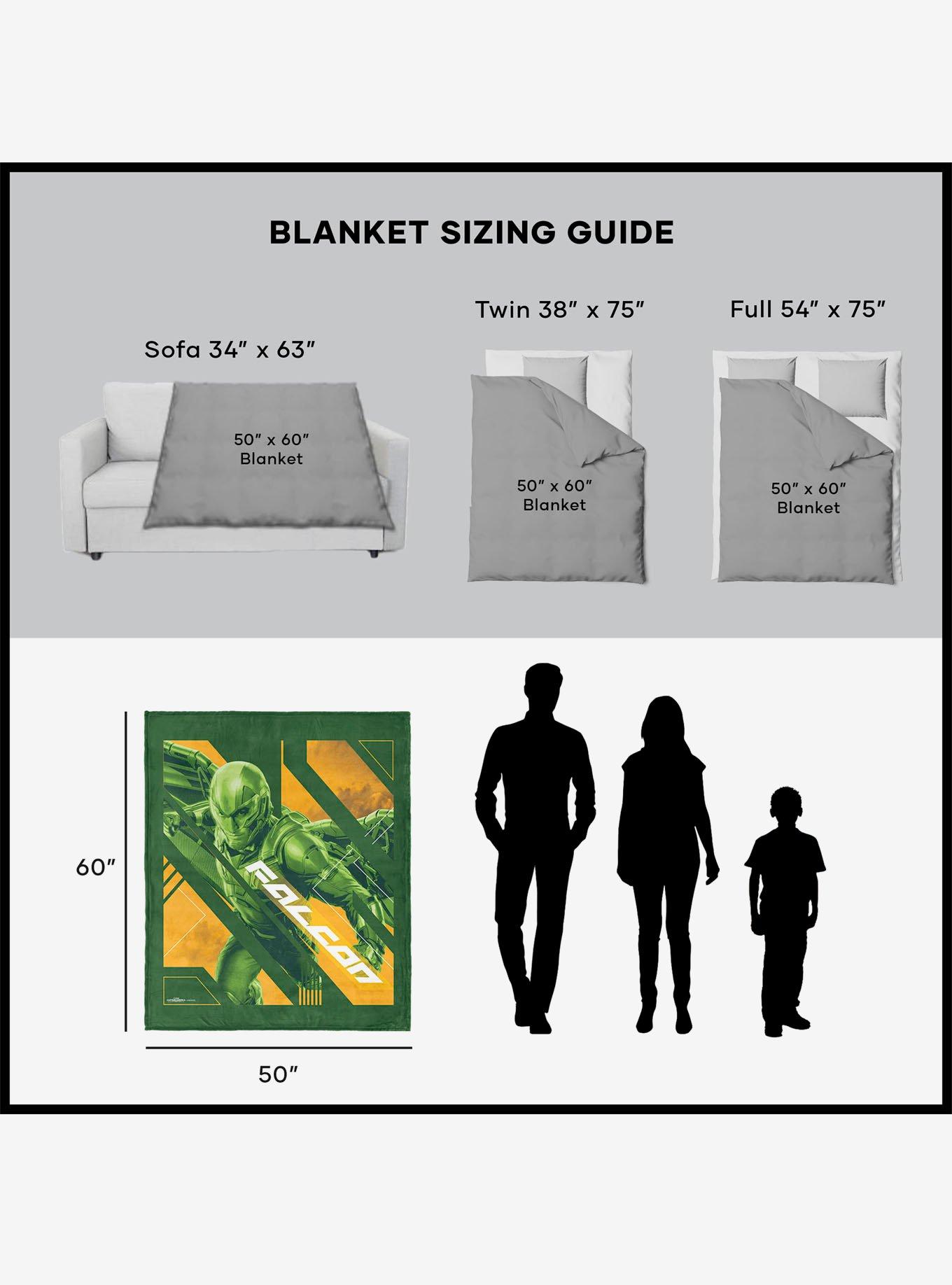 Marvel Captain America: Brave New World The Falcon Silk Touch Sherpa Throw Blanket, , alternate